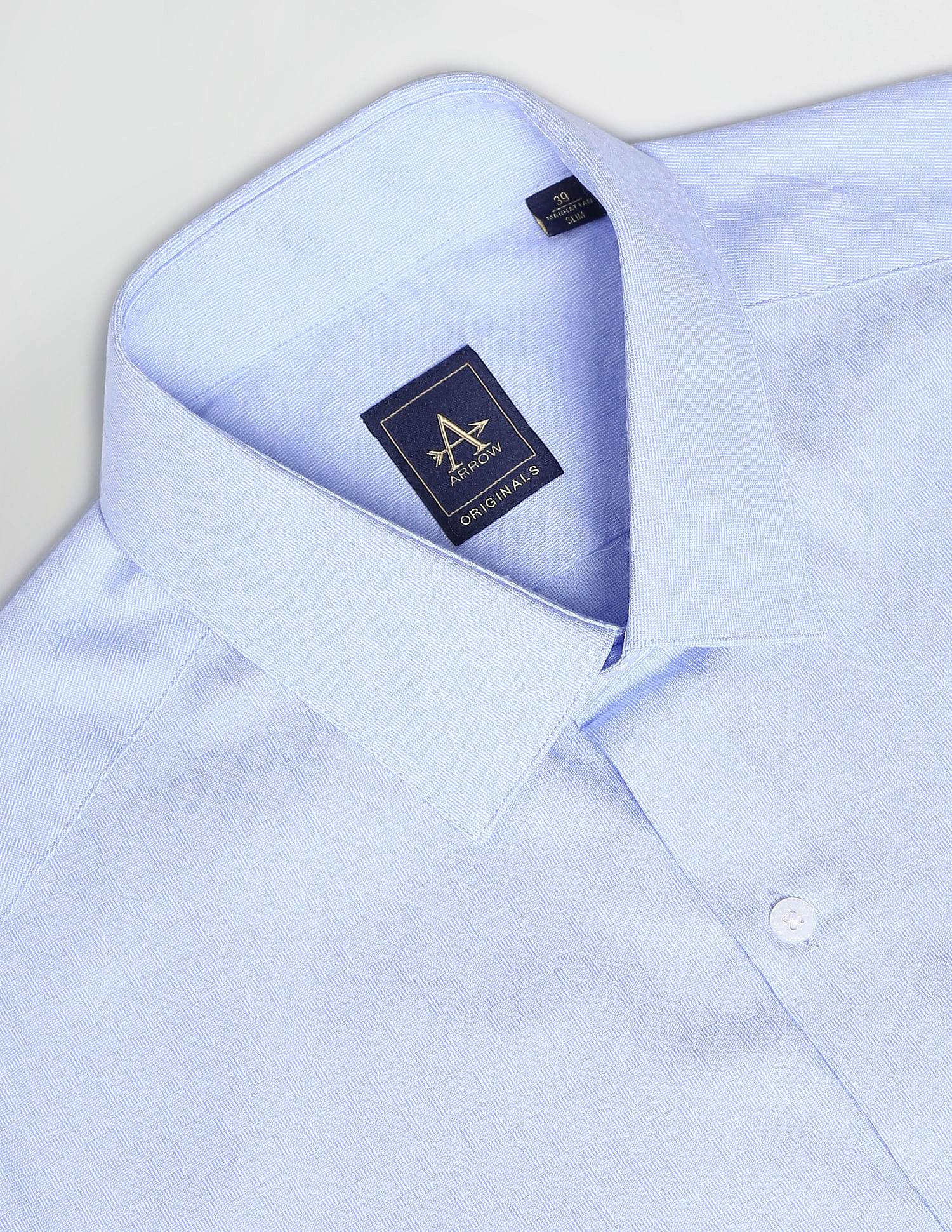 Arrow Self Design Cotton Formal Shirt