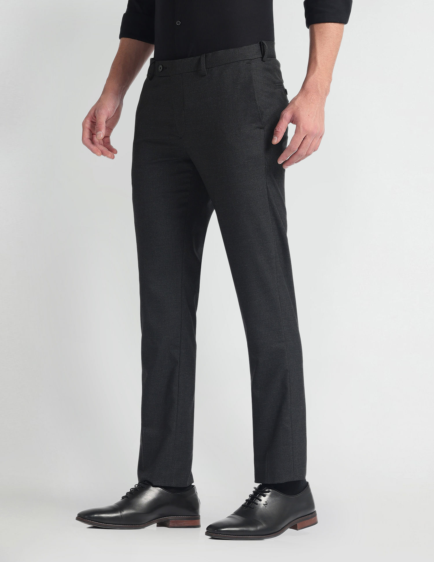 Arrow Tailored Fit Dobby Trousers