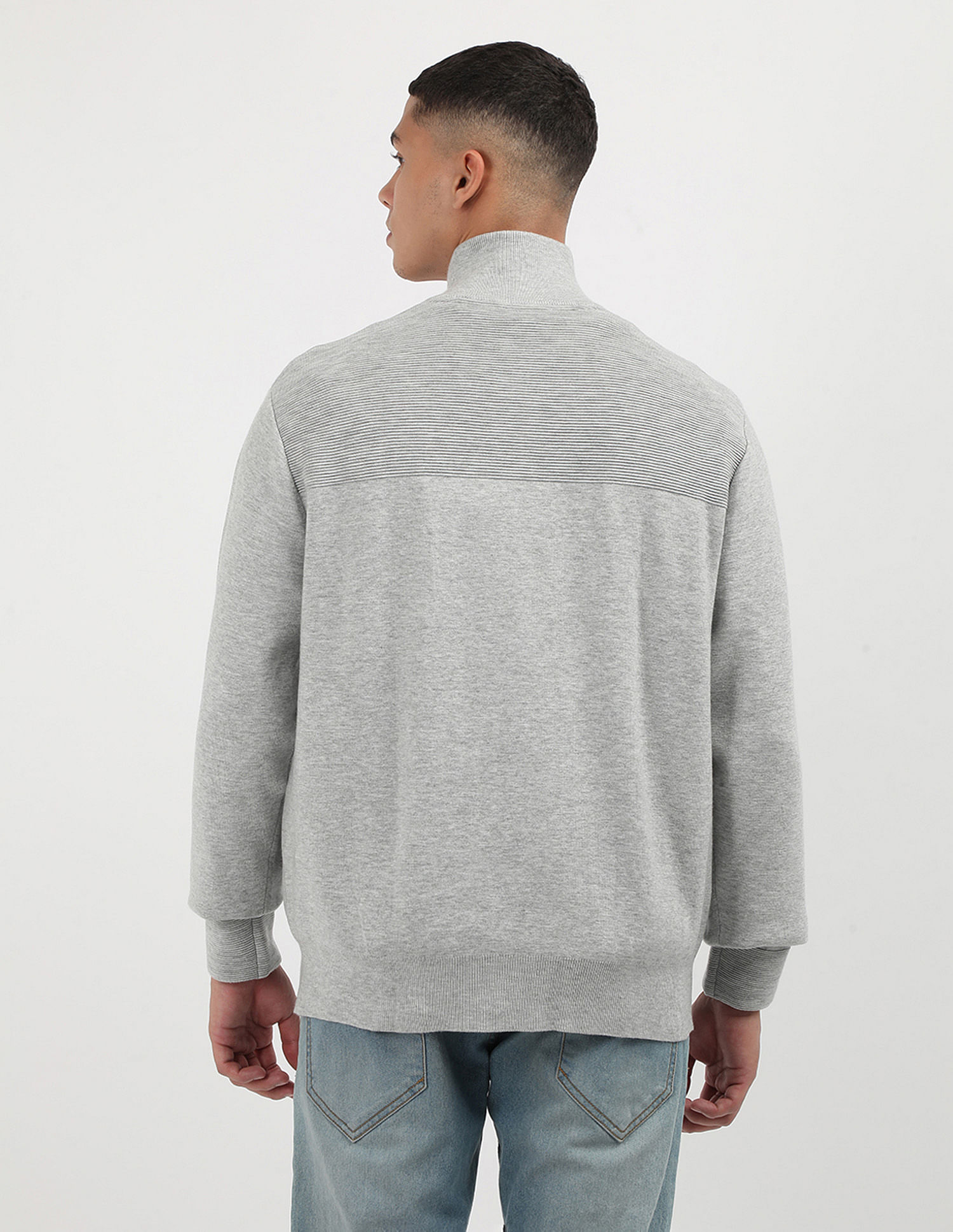 Calvin Klein Jeans Zip Up Regular Fit Sweater