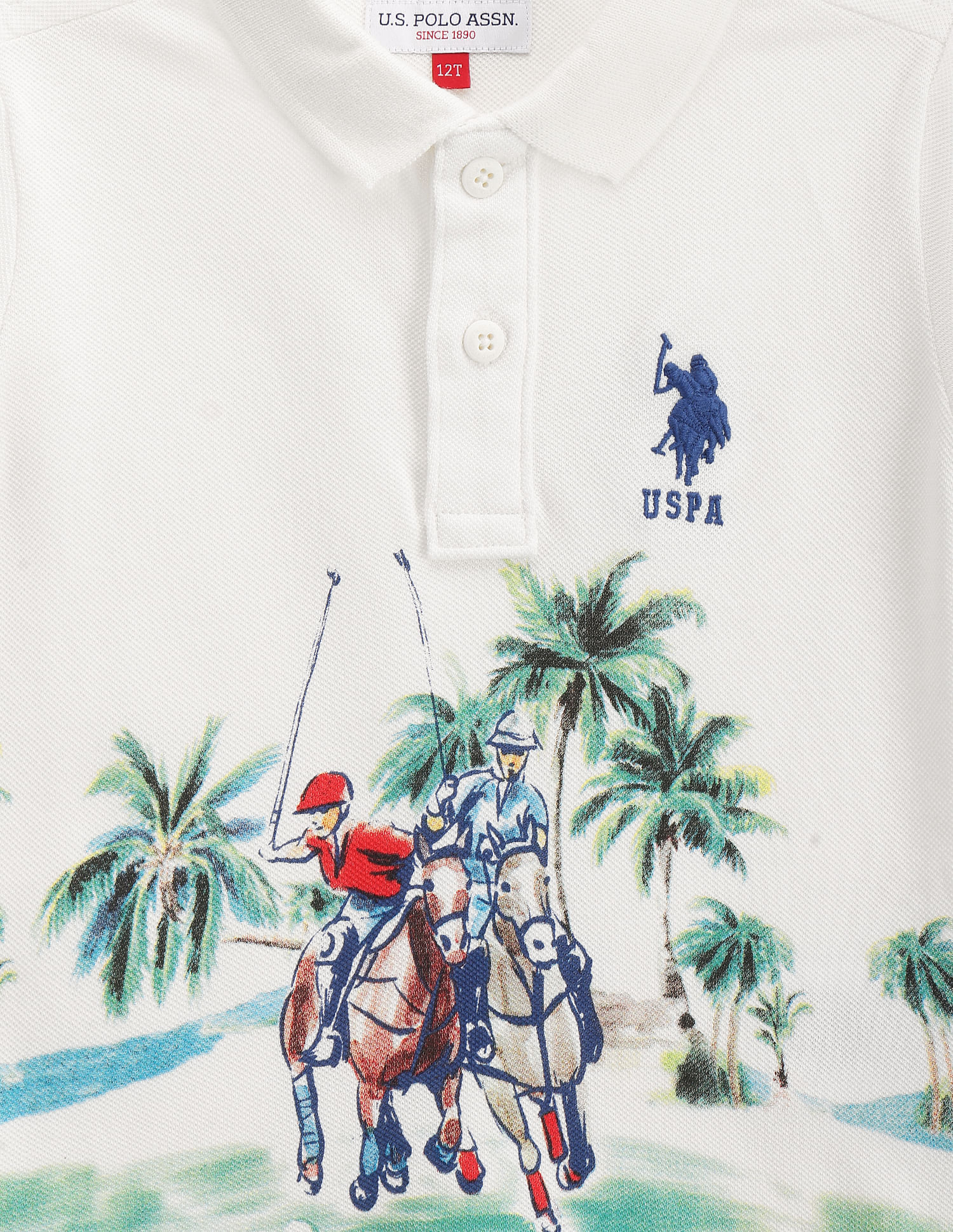U.S. Polo Assn. Kids Boys Graphic Polo Shirt