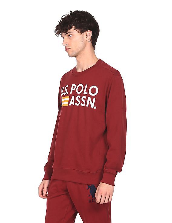 U.S. Polo Assn. Denim Co. Crew Neck Brand Print Sweatshirt