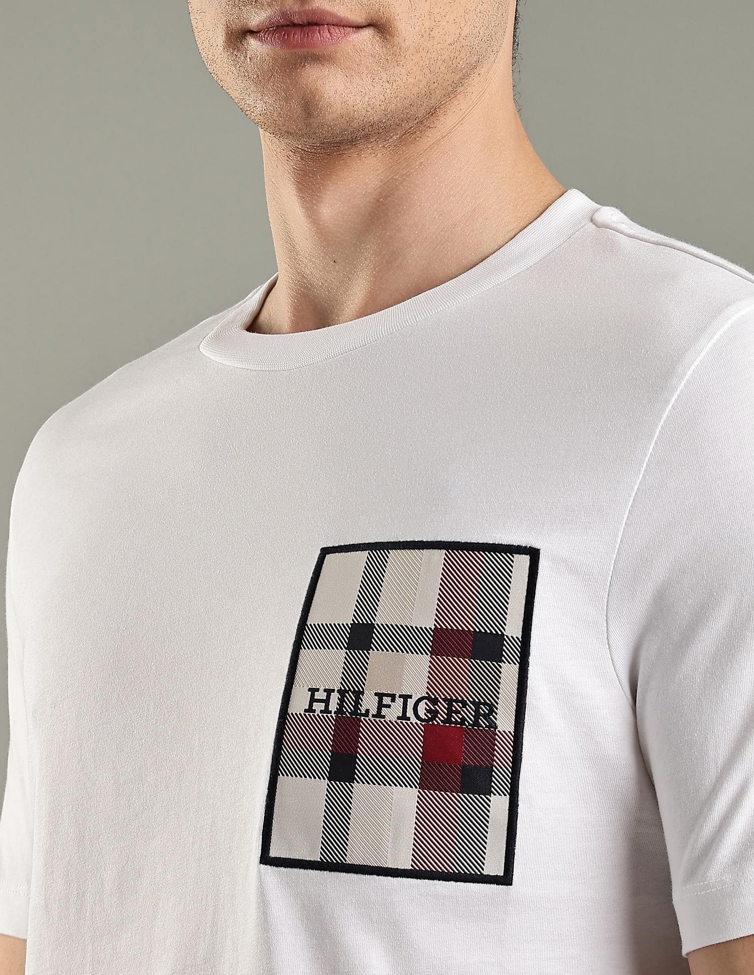 Tommy Hilfiger Embroidered Logo Regular-Fit Cotton T-Shirt