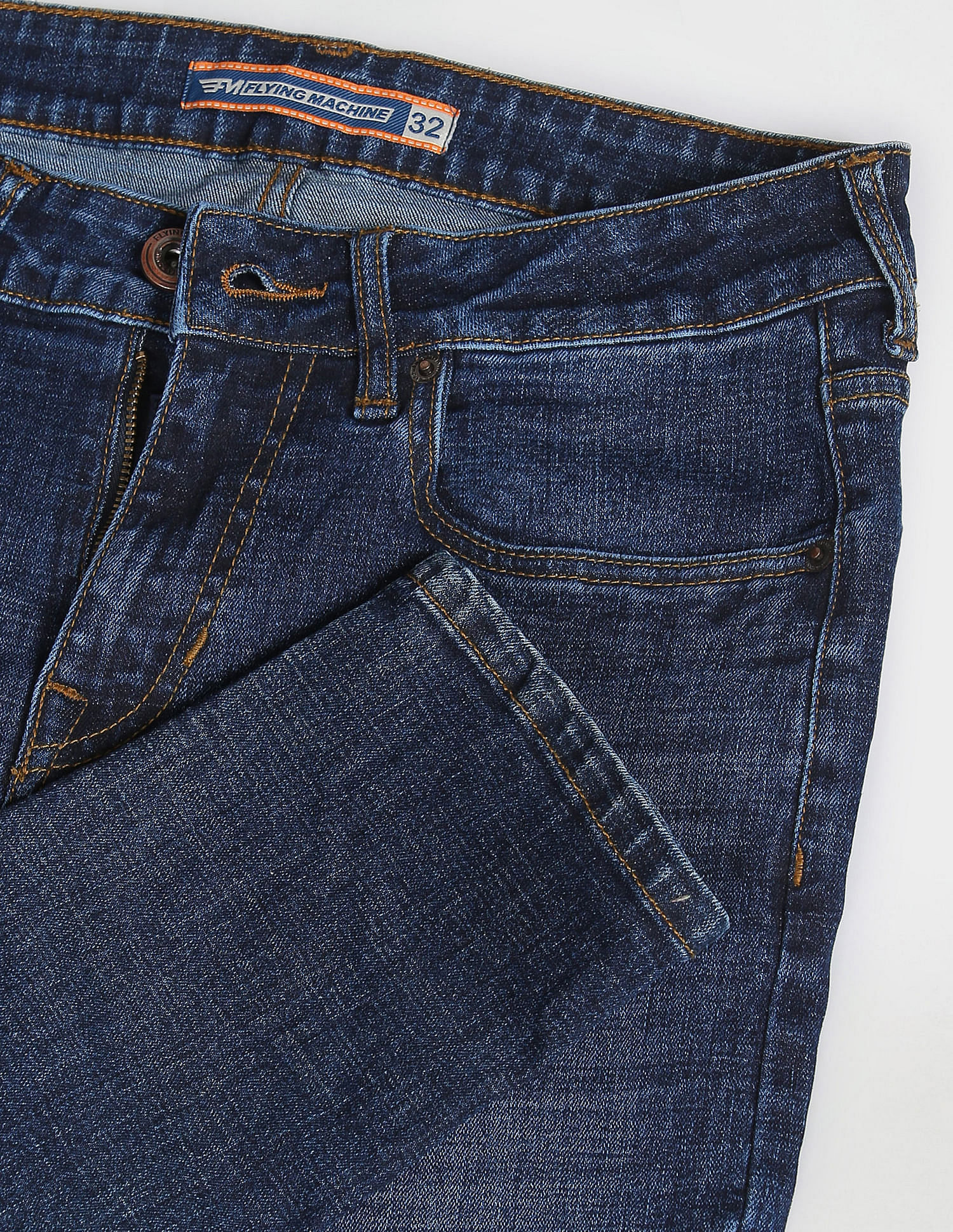 Flying Machine Stone Wash Jackson Skinny Fit Jeans