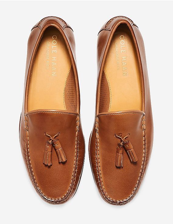 Buy Cole Haan Men Tan Hayes Tassel Loafer NNNOW