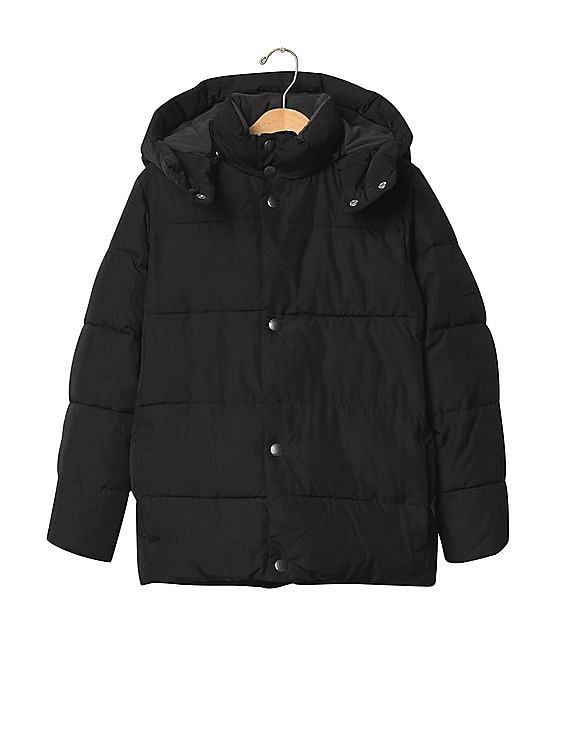 Buy GAP Boys Boys Black ColdControl Max Puffer Jacket