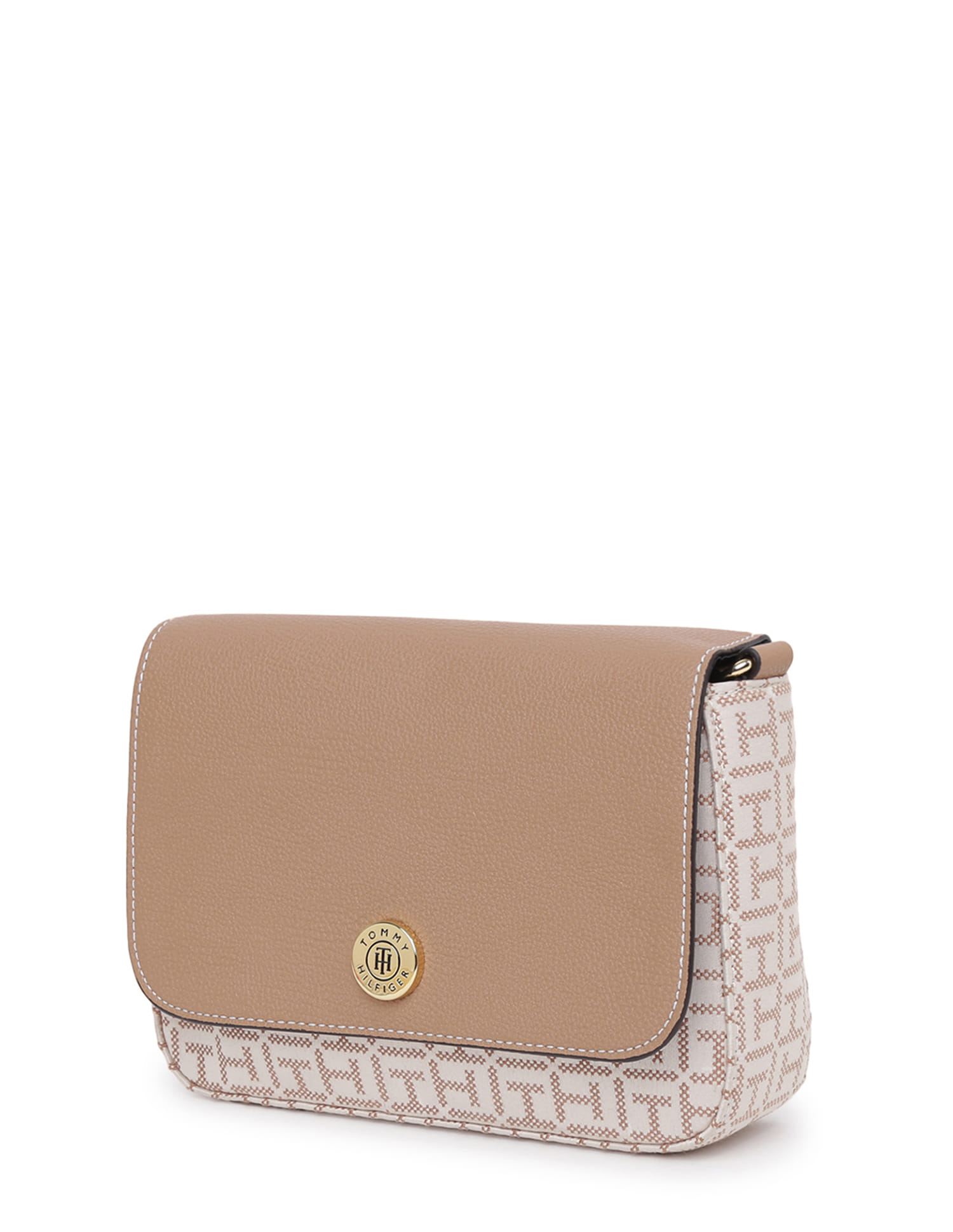 Buy Tommy Hilfiger Adjustable Strap Monogram Sling Bag