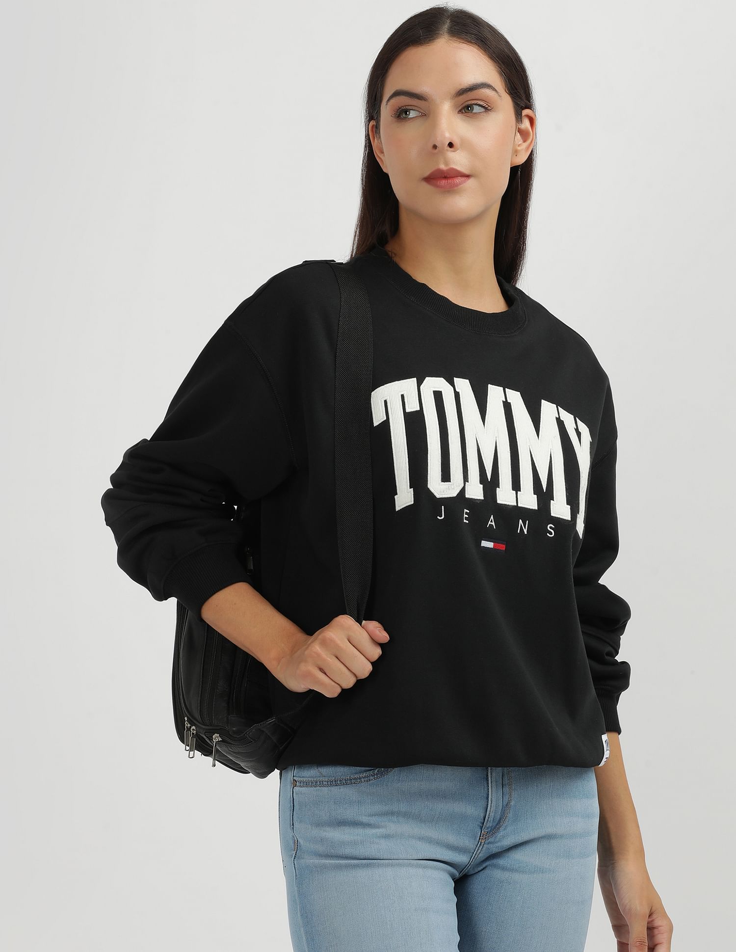 Collegiate crew sweatshirt by tommy jeans best sale