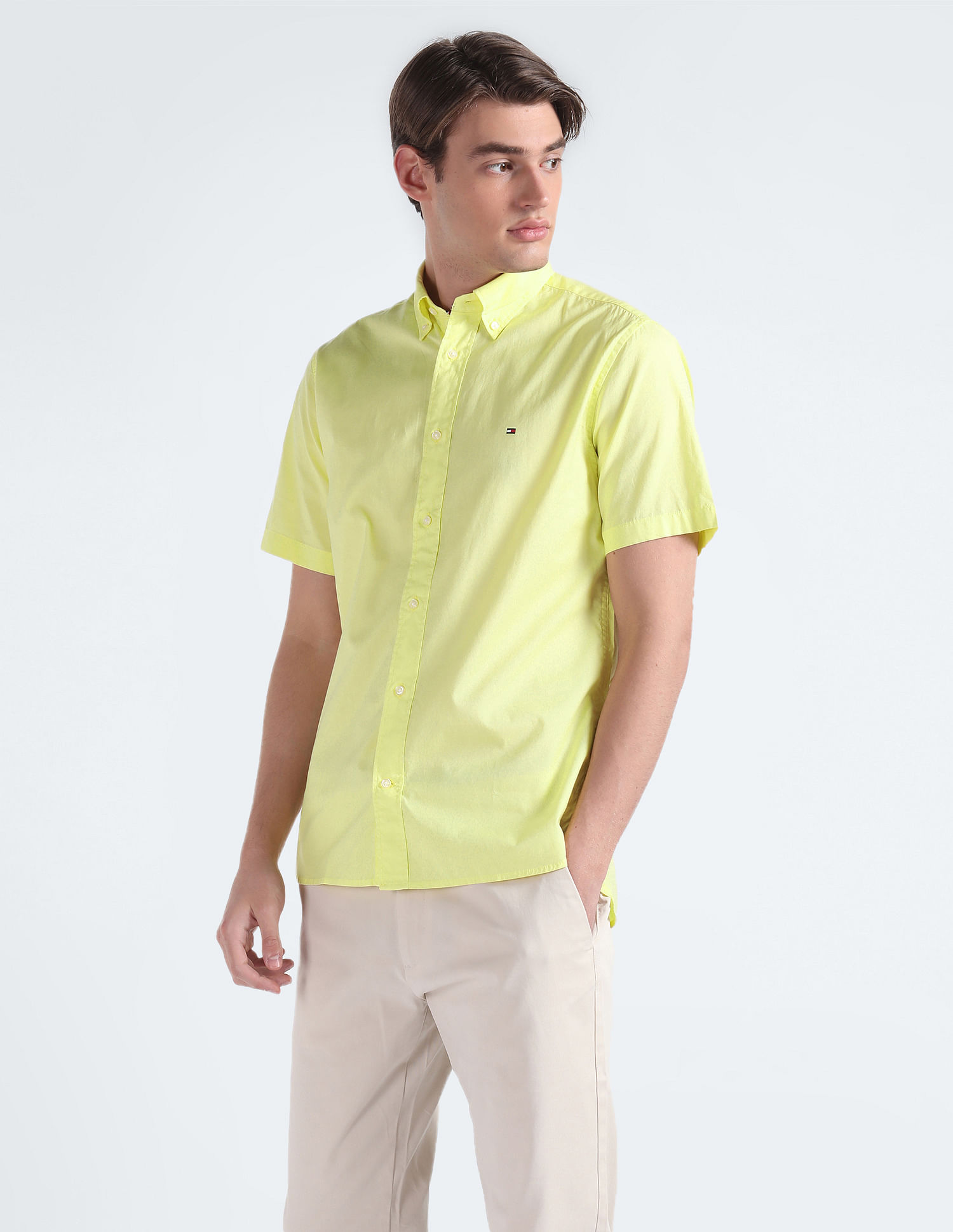 Tommy Hilfiger Flex Poplin Regular Fit Shirt
