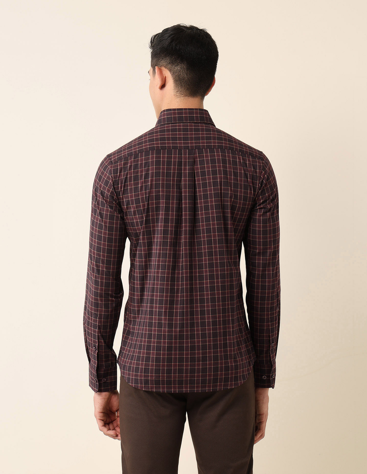 U.S. Polo Assn. Tailored Fit Tartan Checked Shirt