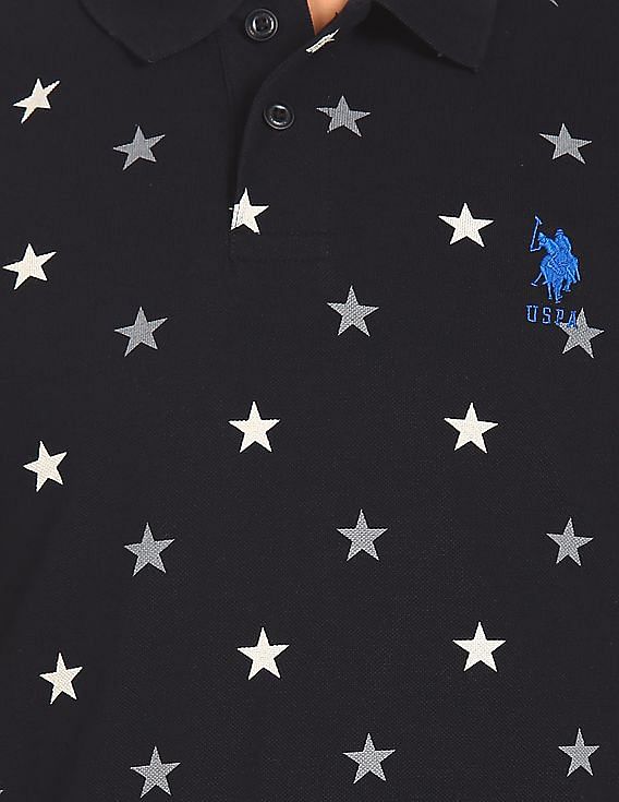 U.S. Polo Assn. Cotton Printed Polo Shirt