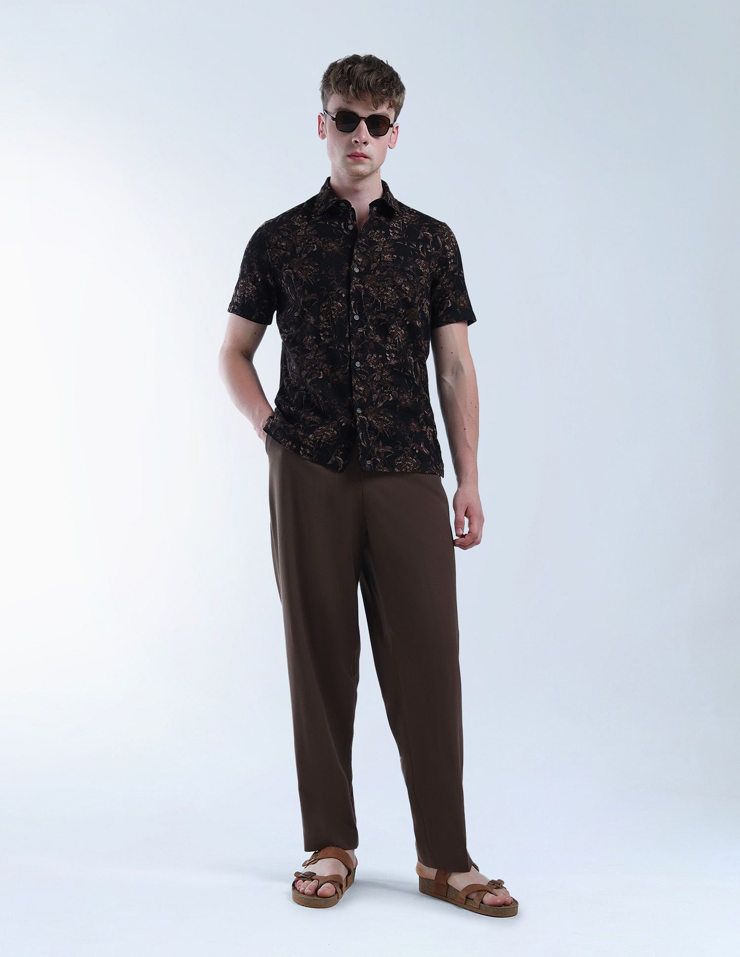 Flying Machine All Over Printed Essentials Shirt