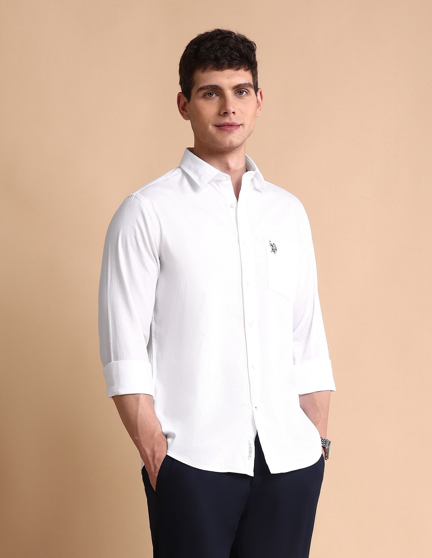 U.S. Polo Assn. Pure Cotton Tailored Fit Shirt