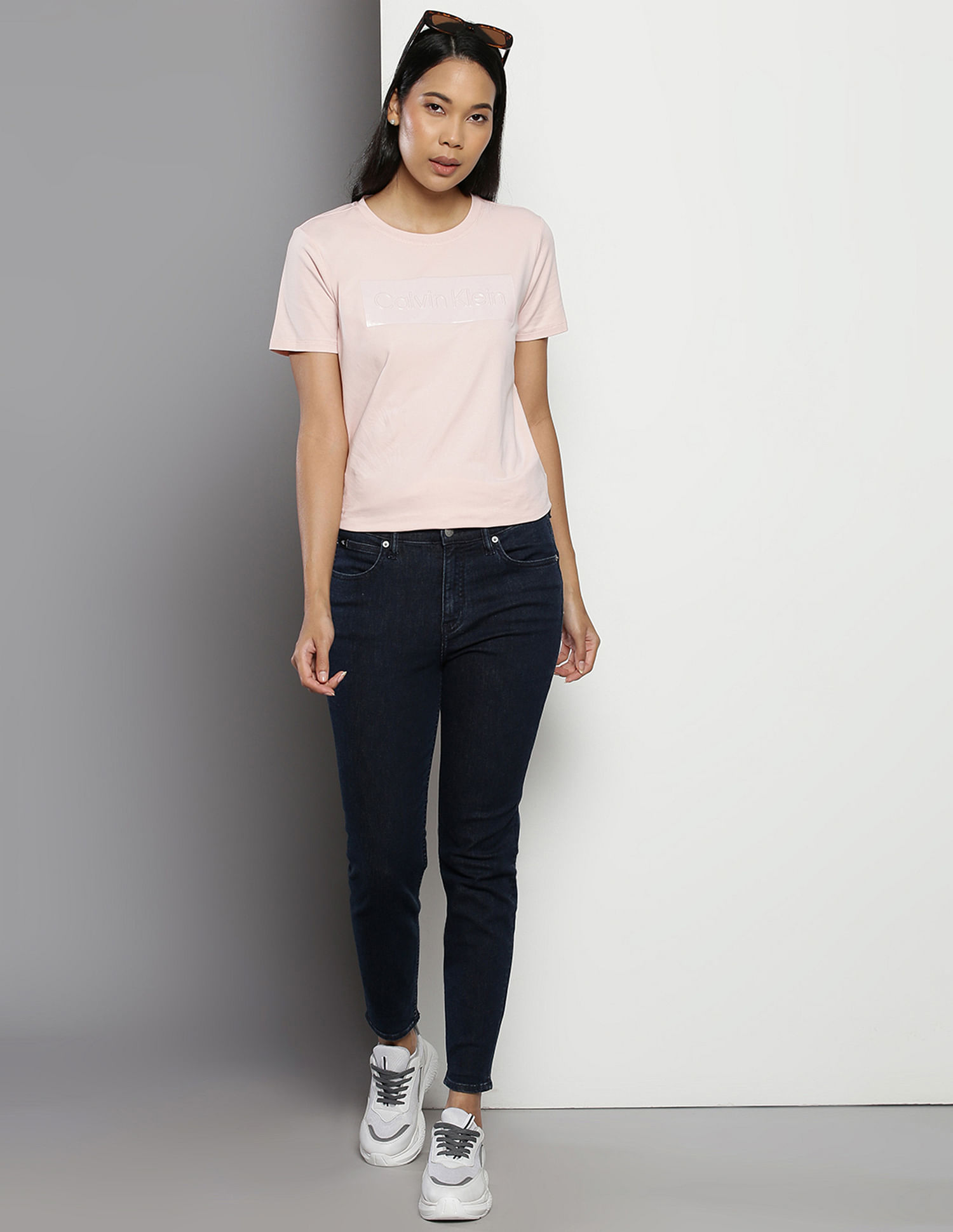Calvin Klein High Rise Body Skinny Fit Jeans