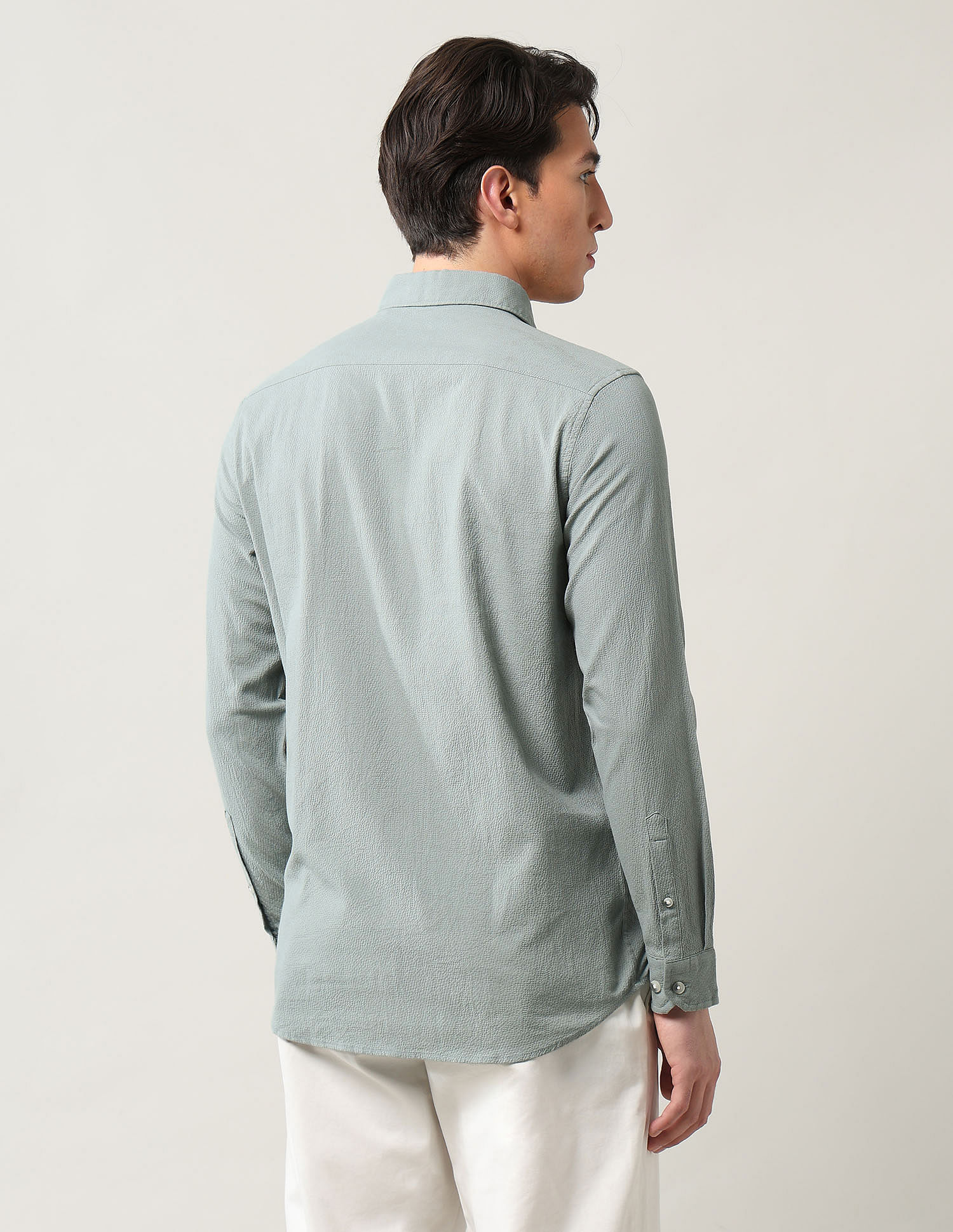Arrow Sport Textured Slim Fit Shirt