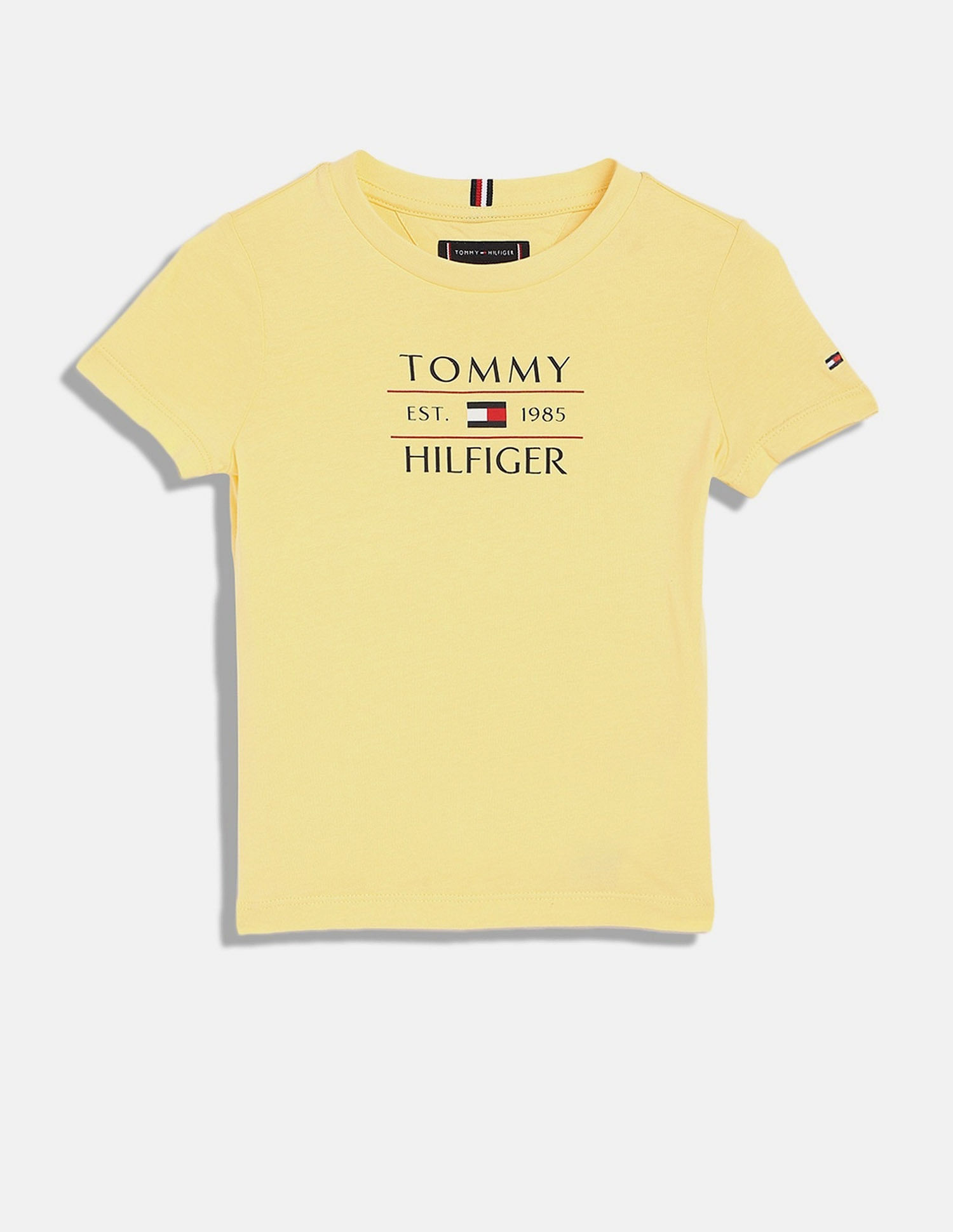 Tommy Hilfiger Kids Boys Logo Regular-Fit Cotton T-Shirt