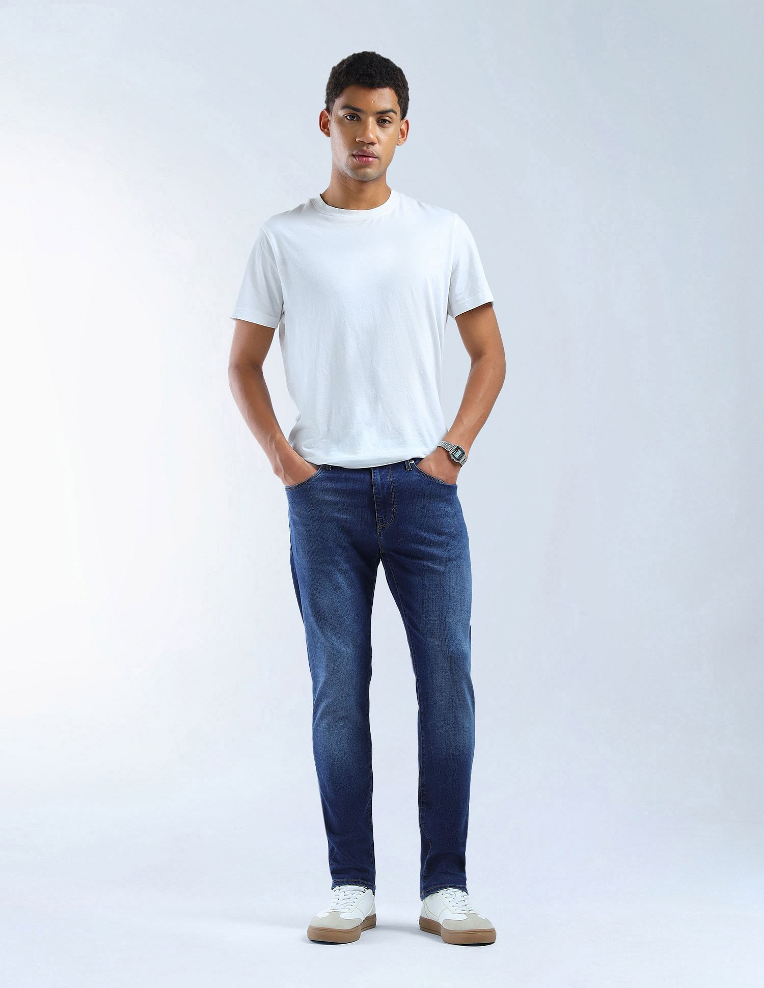 Flying Machine Slash Slim Tapered Fit F-Lite Jeans
