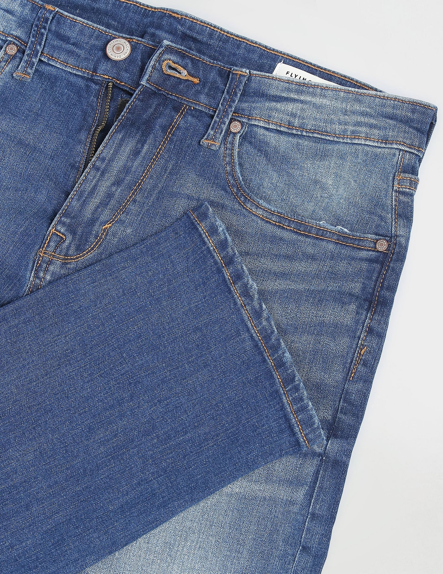 Flying Machine F-Jango Straight Fit Washed Classic Vintage Jeans