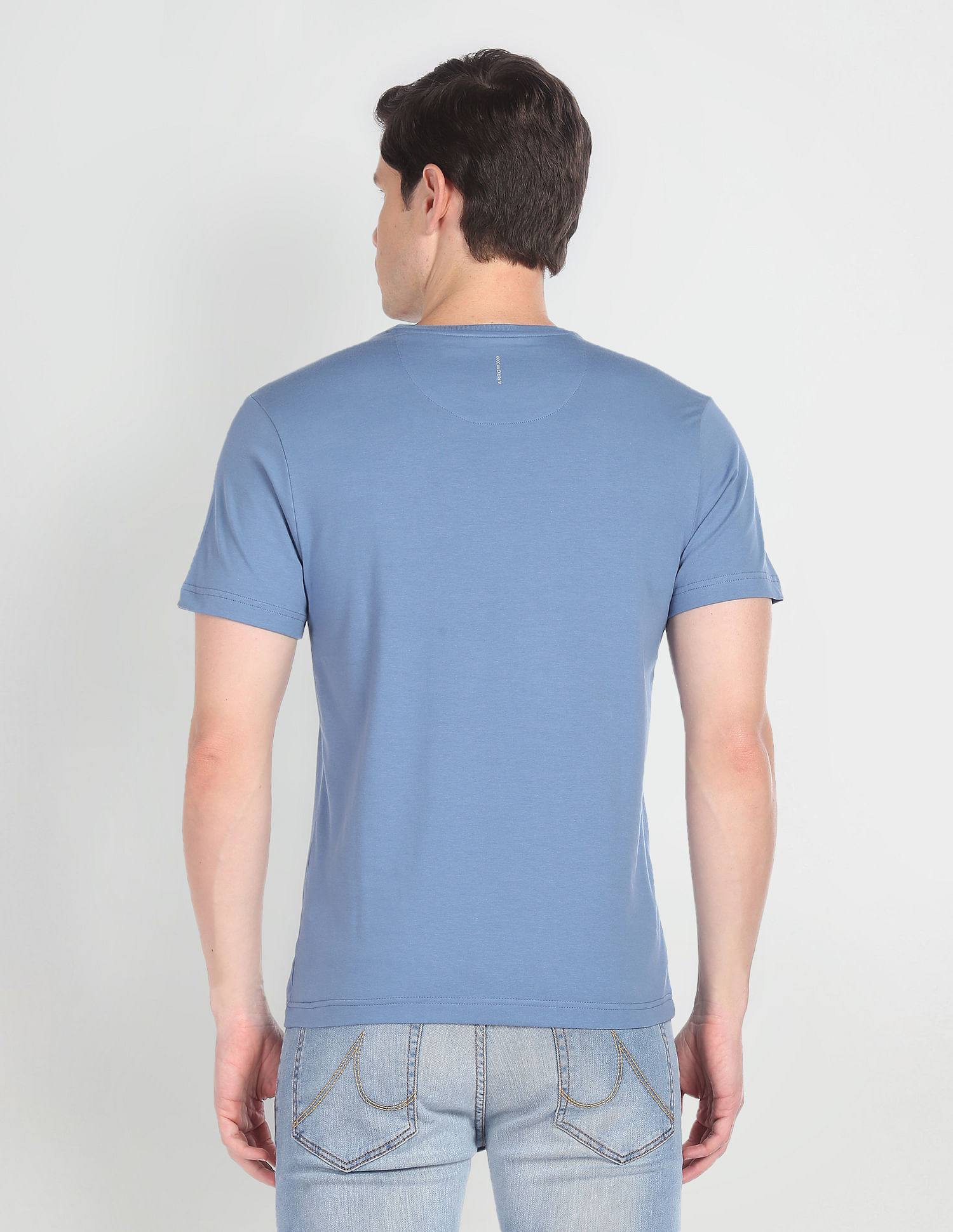 Arrow Newyork Brand Print Crew Neck T-Shirt