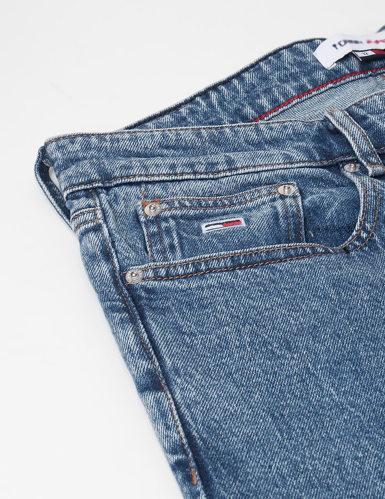 Tommy Hilfiger Recycled Cotton Austin Slim Fit Jeans