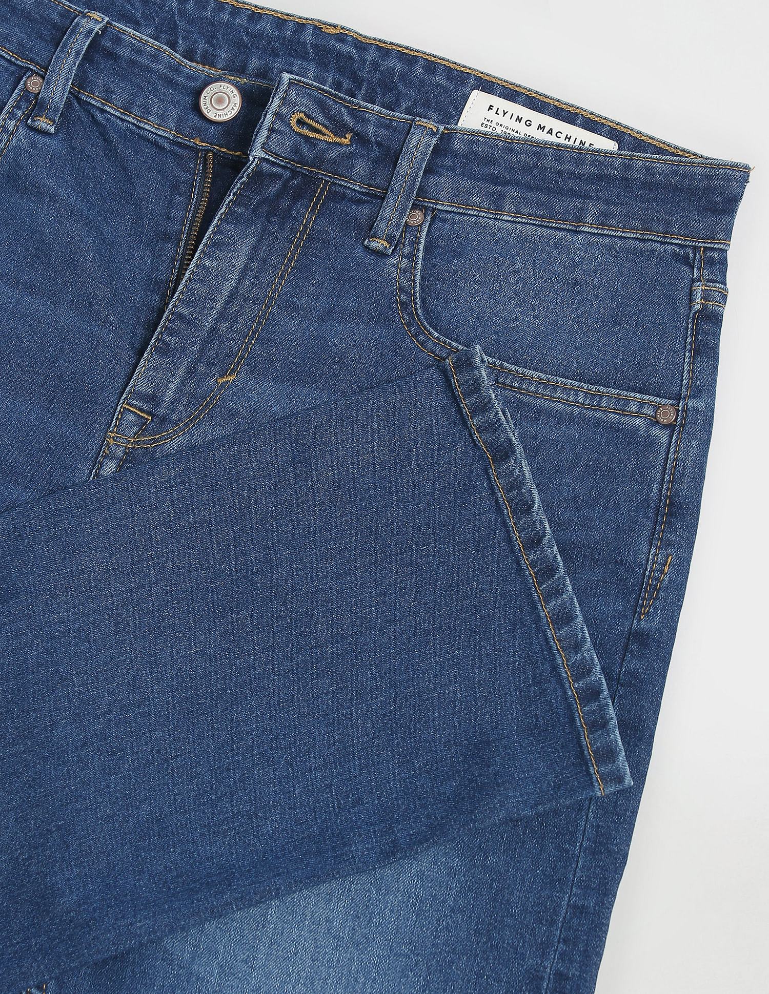 Flying Machine F-Jango Relaxed Straight Fit Jeans