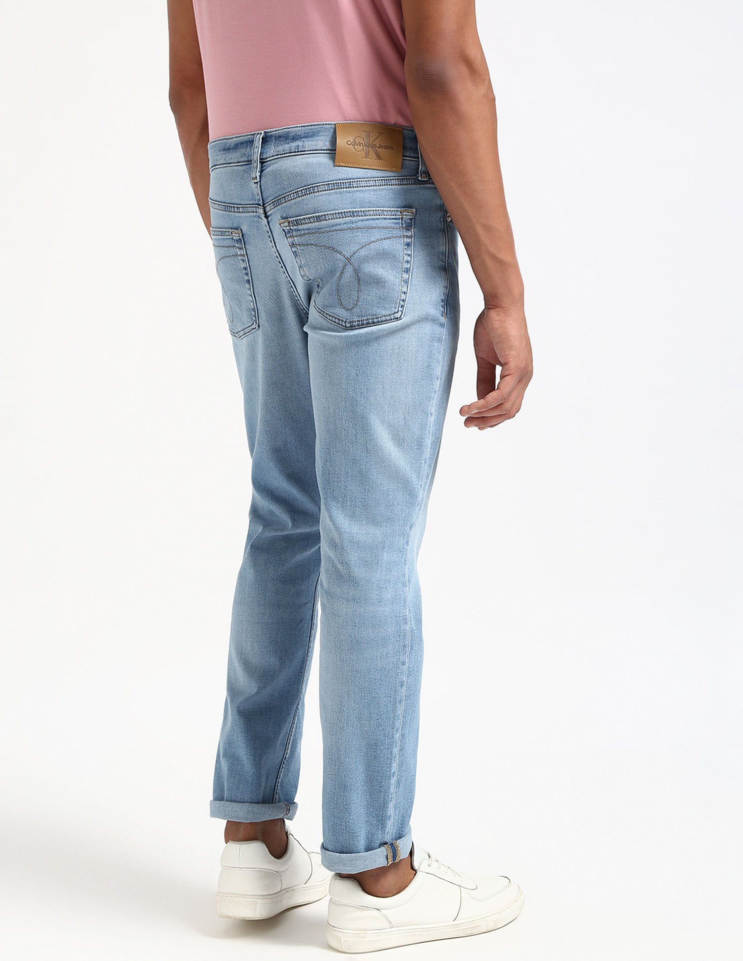 Calvin Klein Jeans Slim Fit Mid-Rise Jeans