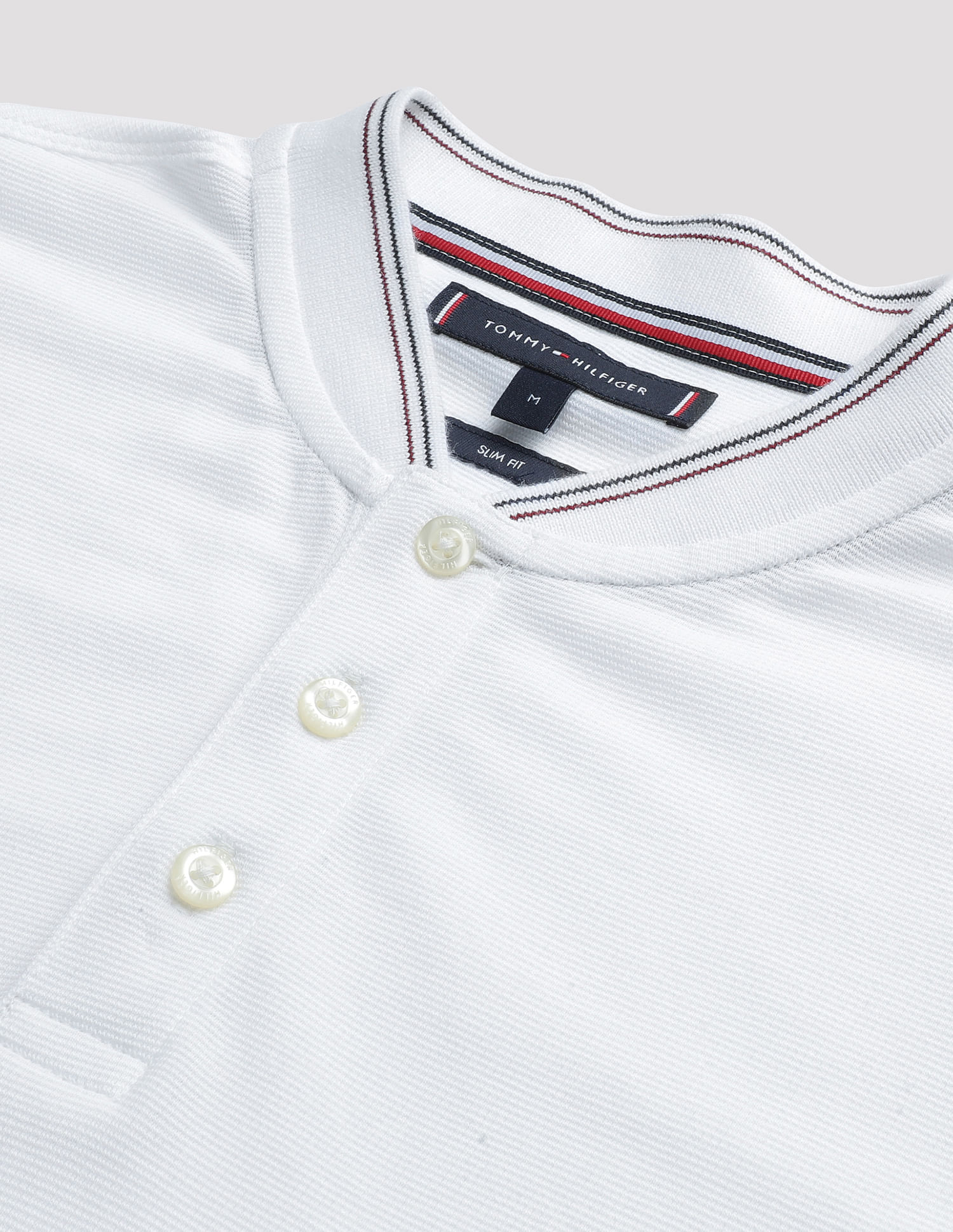 Tommy Hilfiger Baseball Collar Slim Fit Polo Shirt