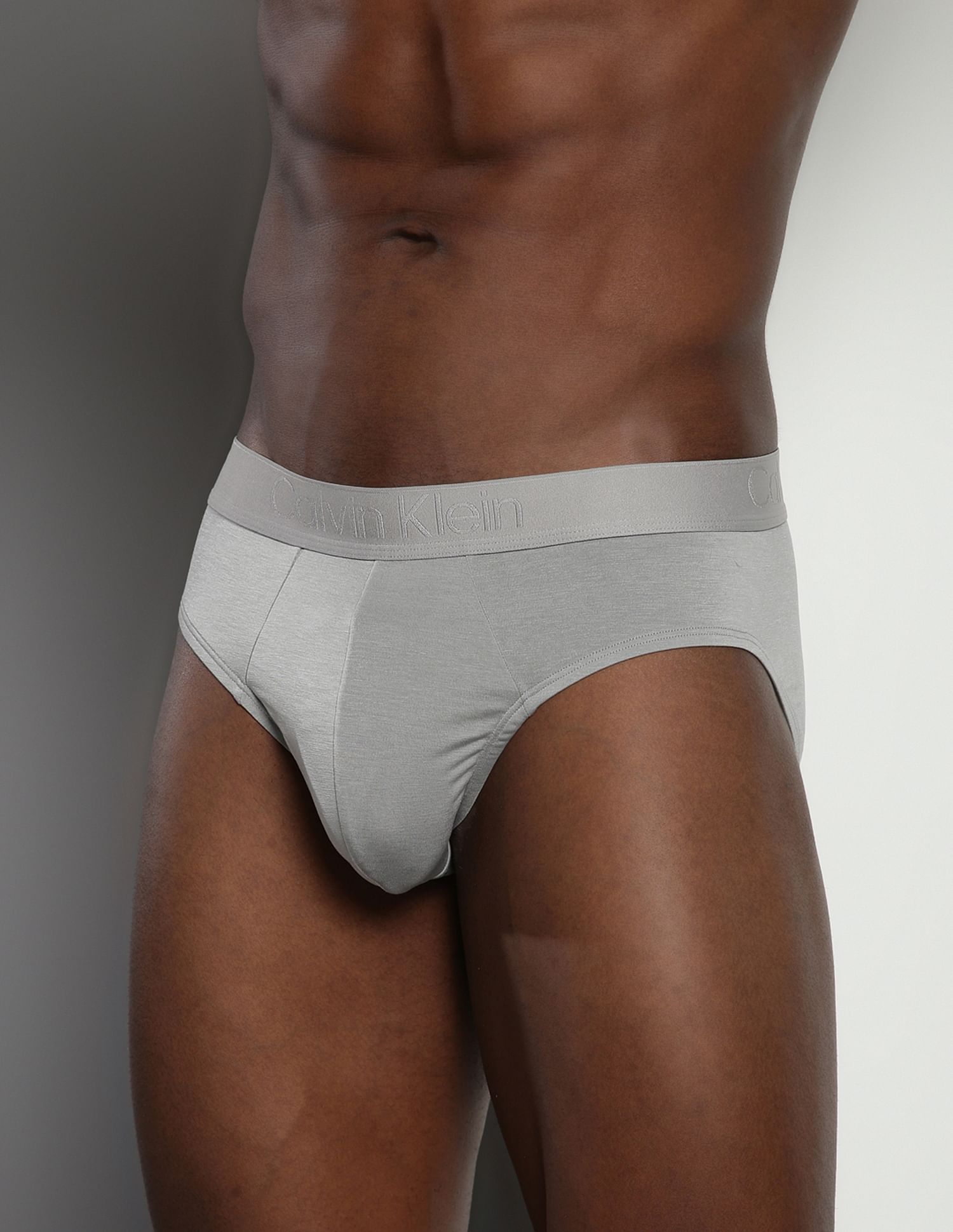 Calvin Klein Underwear Tonal Waist Solid Briefs - Pack Of 3