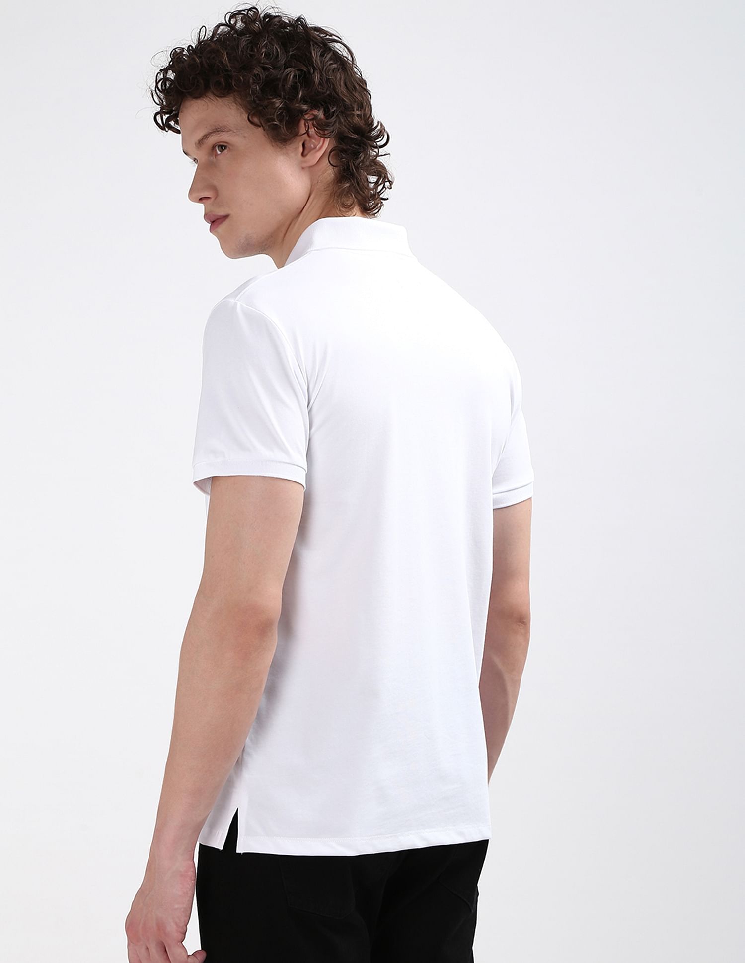 Calvin Klein Sustainable Smooth Solid Polo Shirt