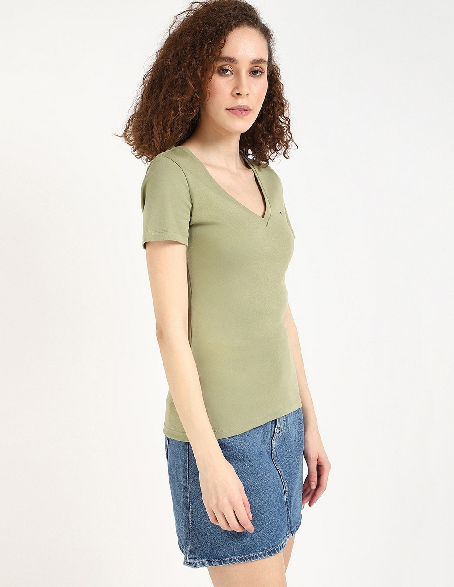 Tommy Hilfiger Solid Regular-Fit Cotton T-Shirt