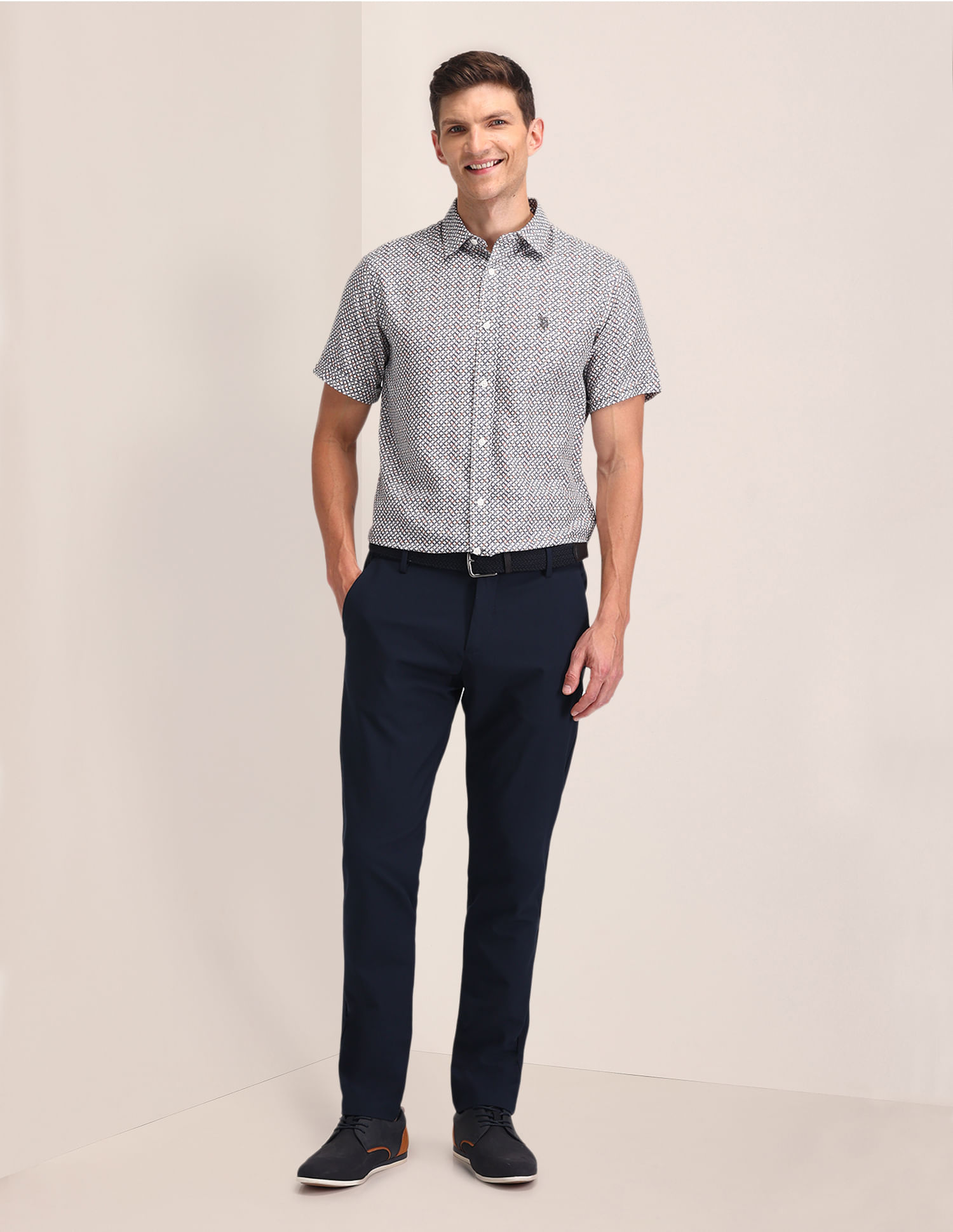 U.S. Polo Assn. Tailored Fit Digital Print Shirt