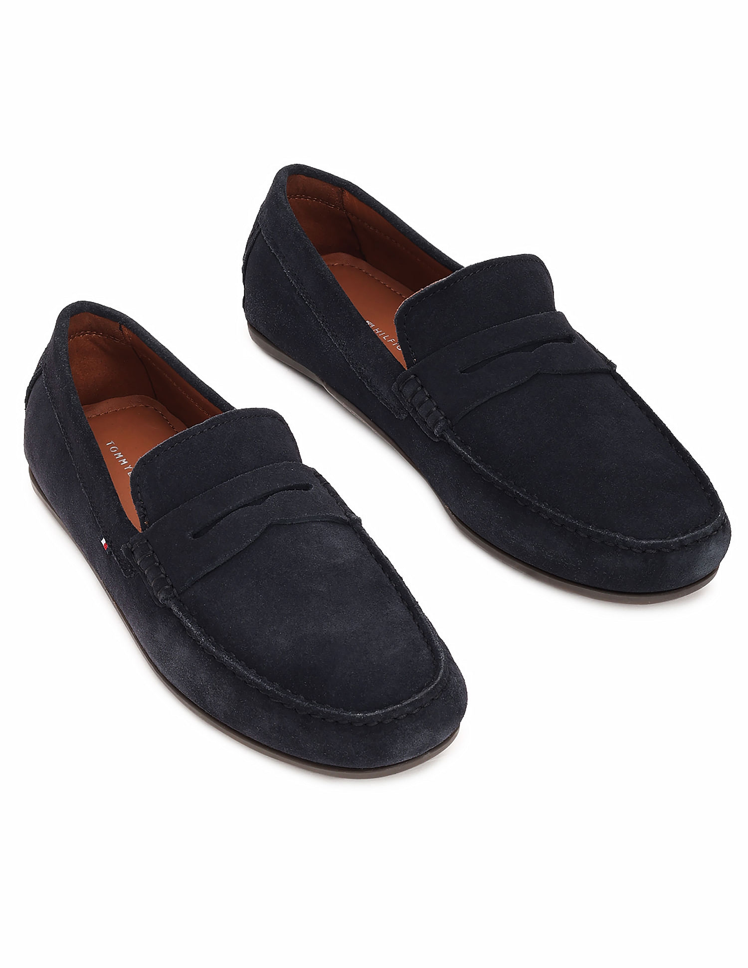 Tommy hilfiger hot sale suede loafers