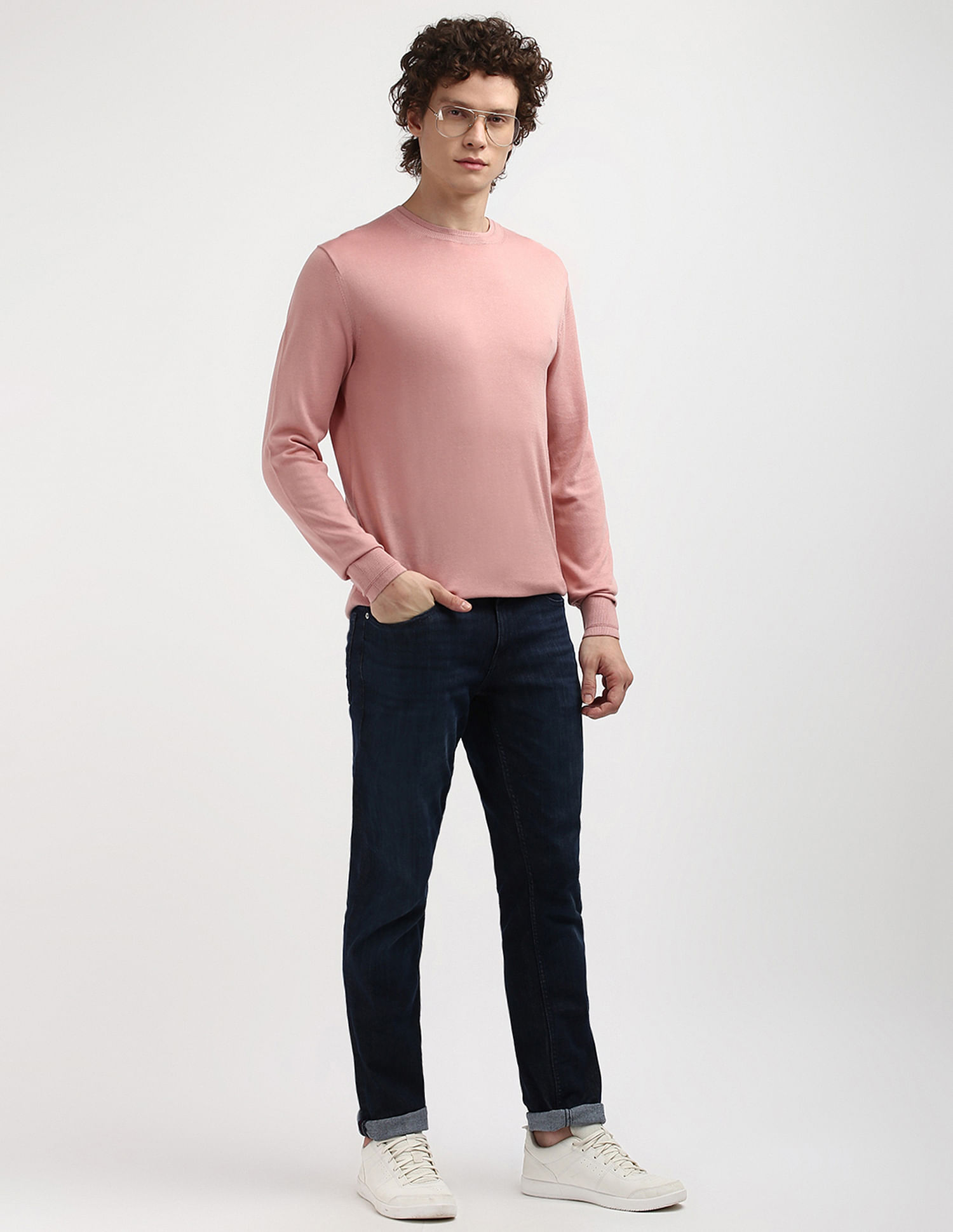 Tommy Hilfiger Cotton Lyocell Crew Neck Sweater
