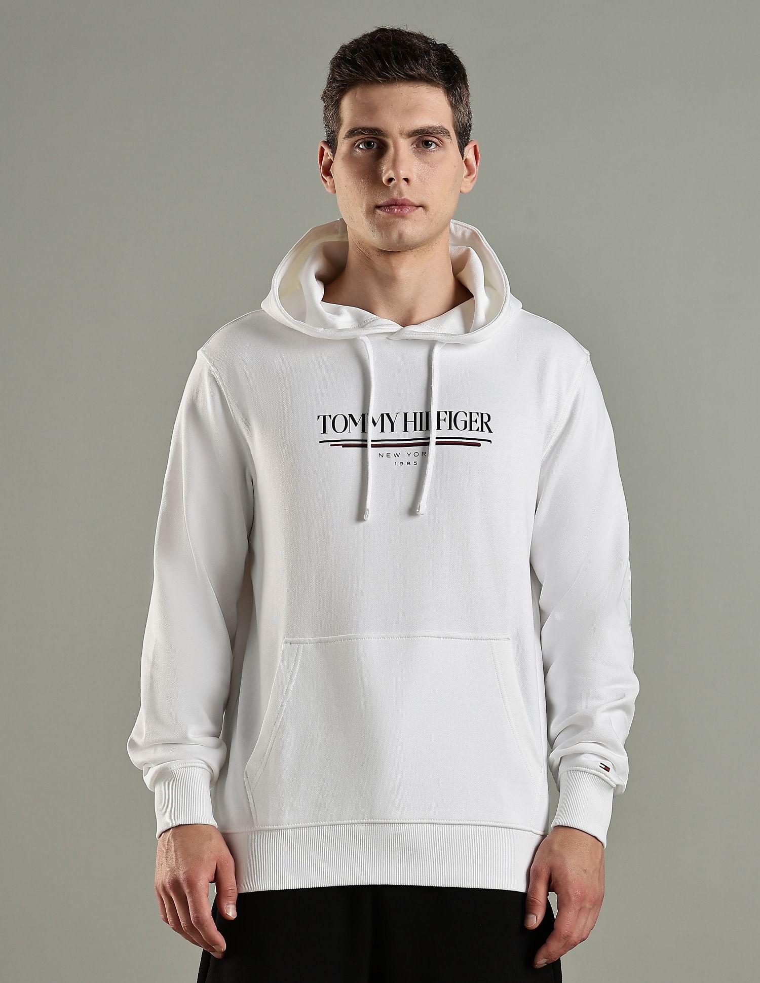 Tommy Hilfiger Logo Regular Fit Cotton Sweatshirt