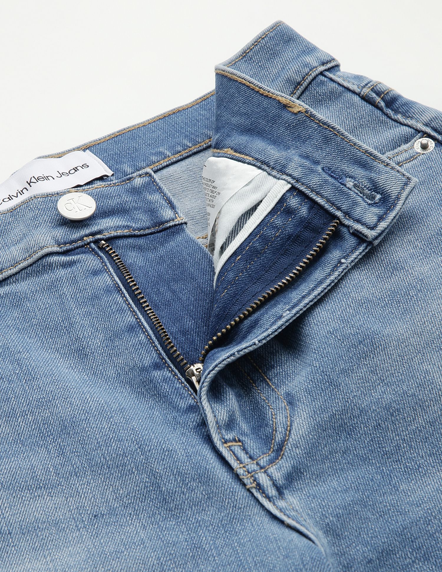 Calvin Klein High Rise Wide Leg Fit Jeans
