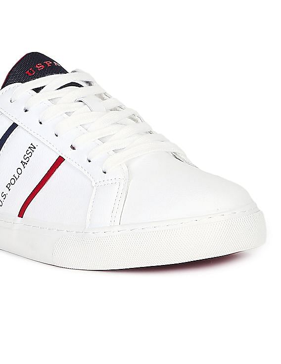 White cotton from featuring a classic polo collar, Hotelomega Sneakers  Sale Online