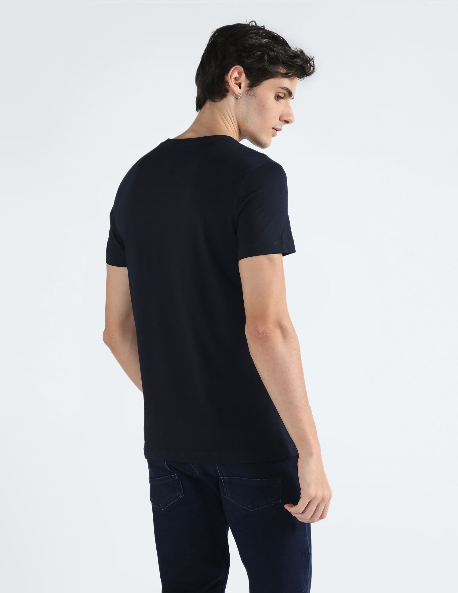 Tommy Hilfiger Transitional Cotton Brand Stripe T-Shirt
