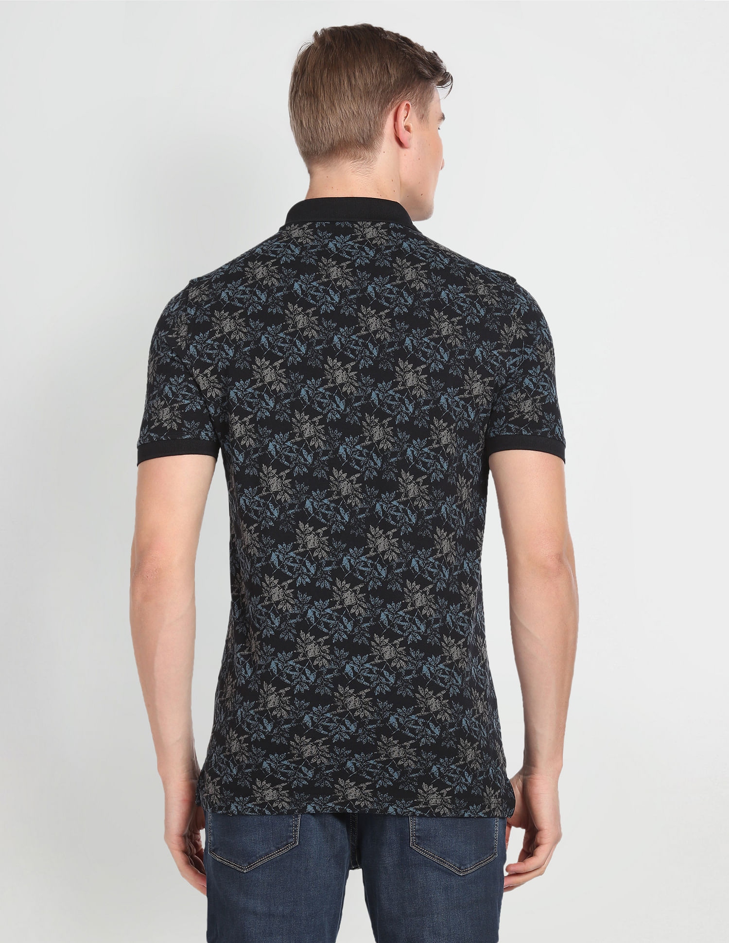 Arrow Sports Compact Cotton Tropical Polo Shirt