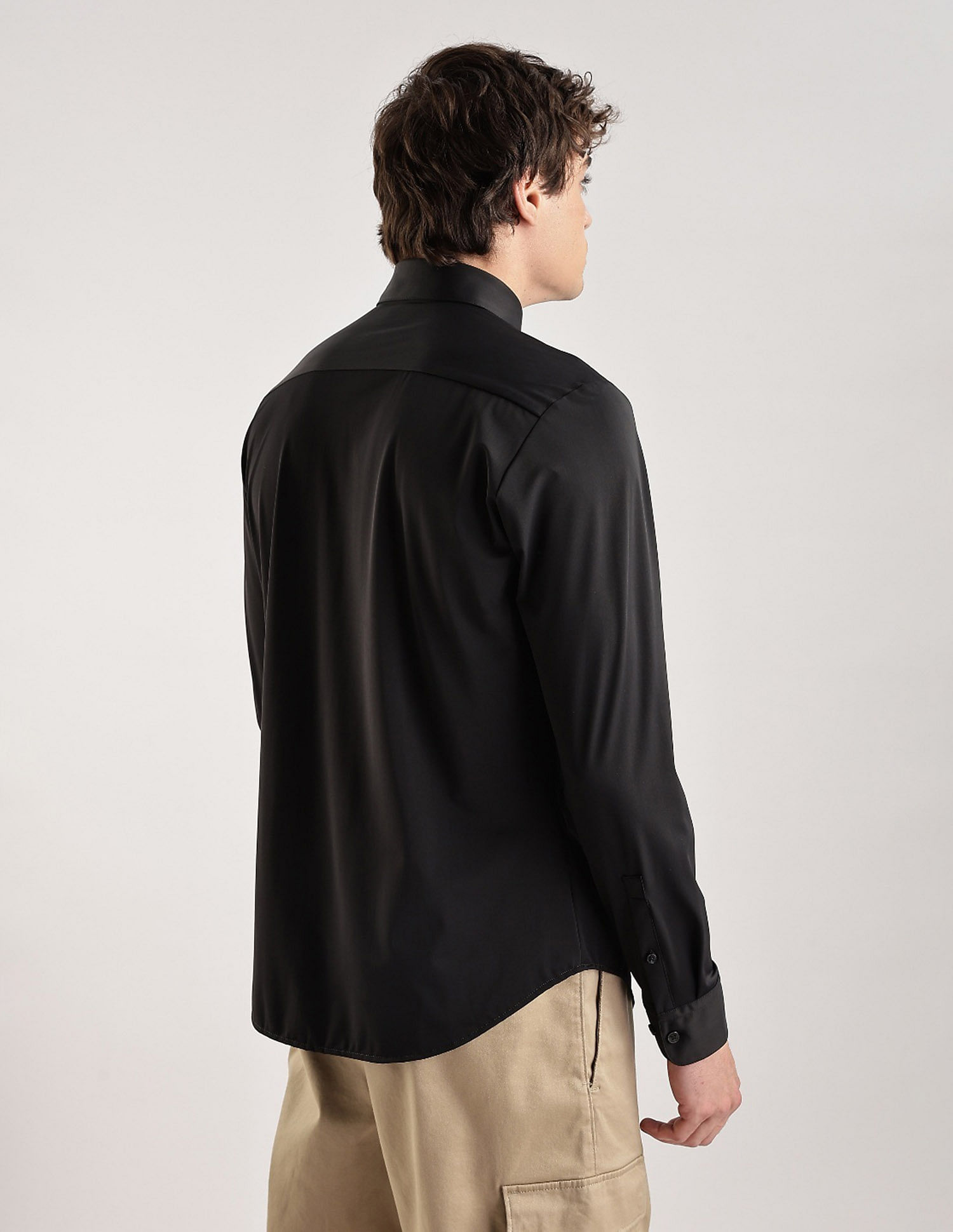 Calvin Klein Jeans Solid Slim Fit Woven Shirt
