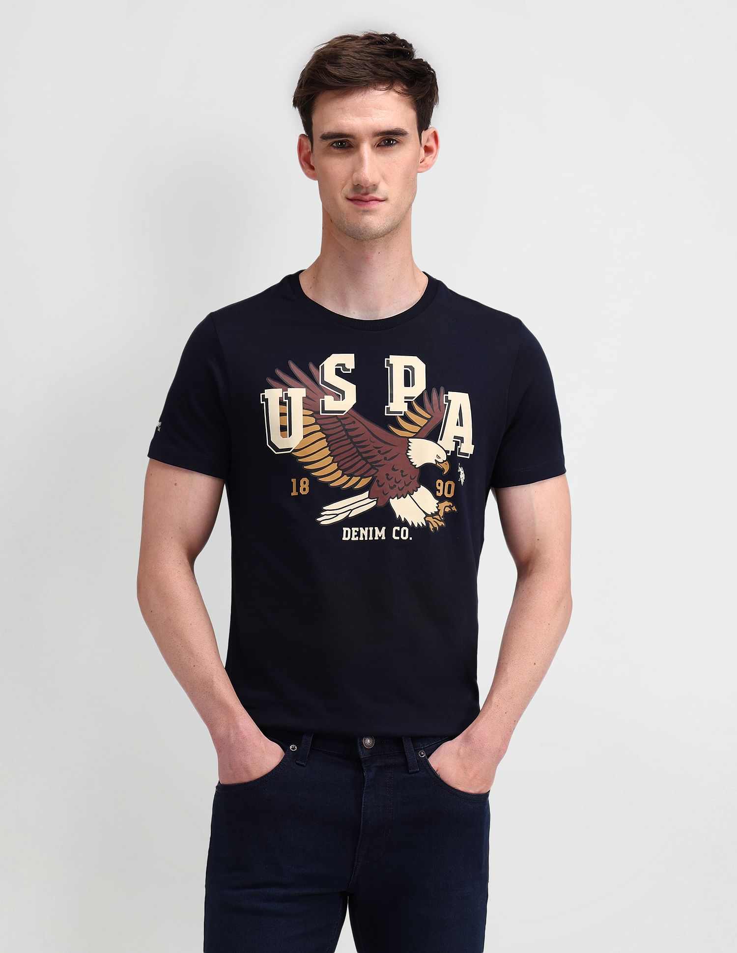 U.S. Polo Assn. Denim Co. Muscle Fit Printed T-Shirt