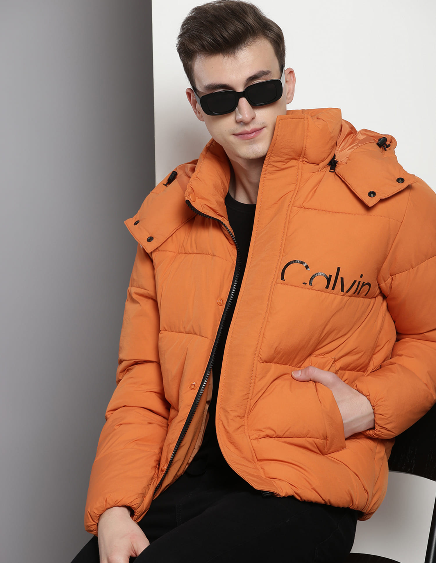 Buy Calvin Klein Recycled Nylon Puffer Jacket