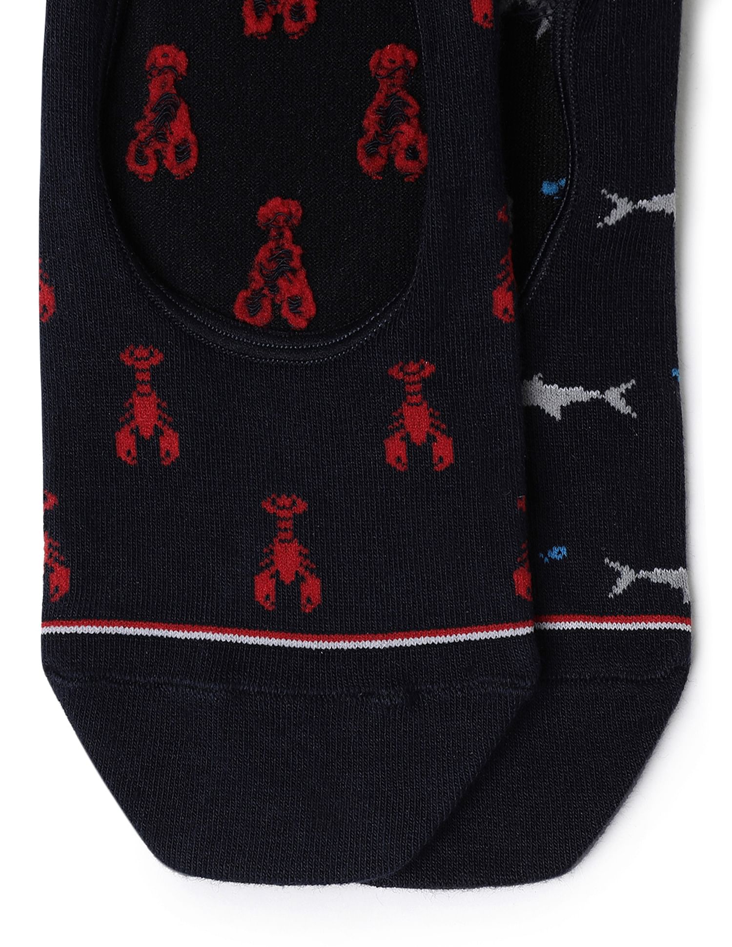 Tommy Hilfiger Men No Show Lobster Socks - Pack Of 2