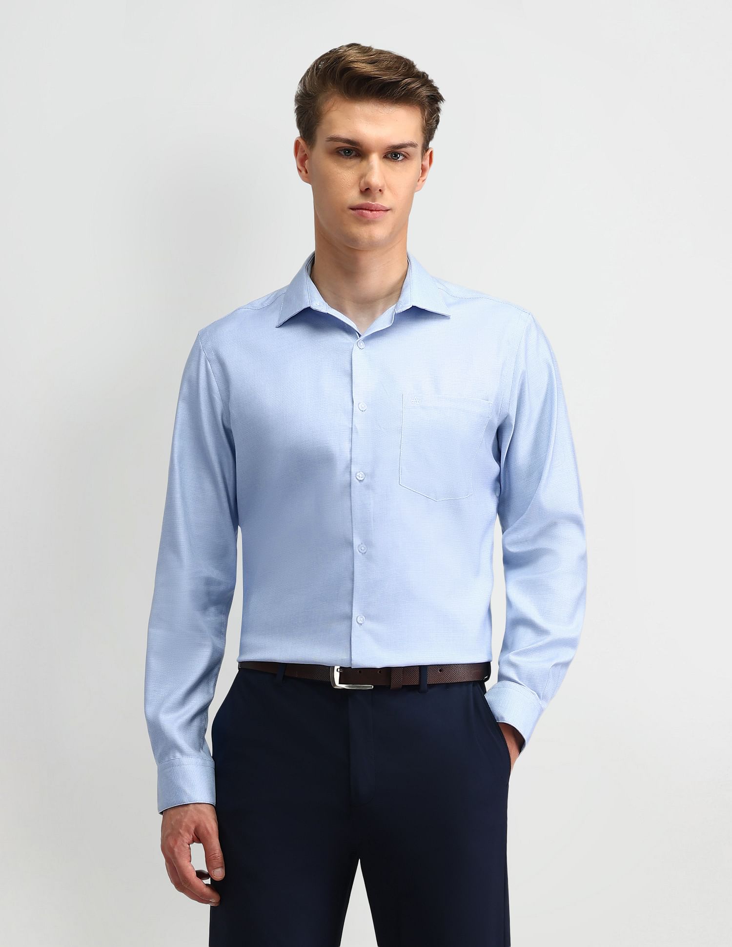 Arrow Dobby Solid Pattern Shirt