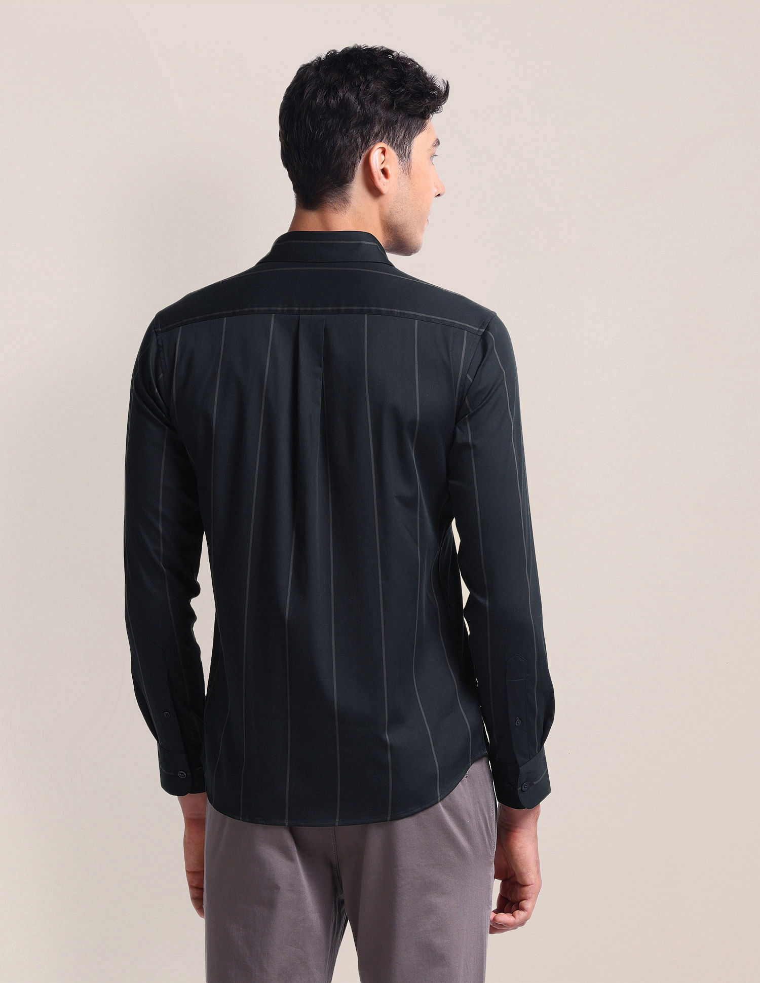 U.S. Polo Assn. Vertical Stripe Tailored Fit Shirt