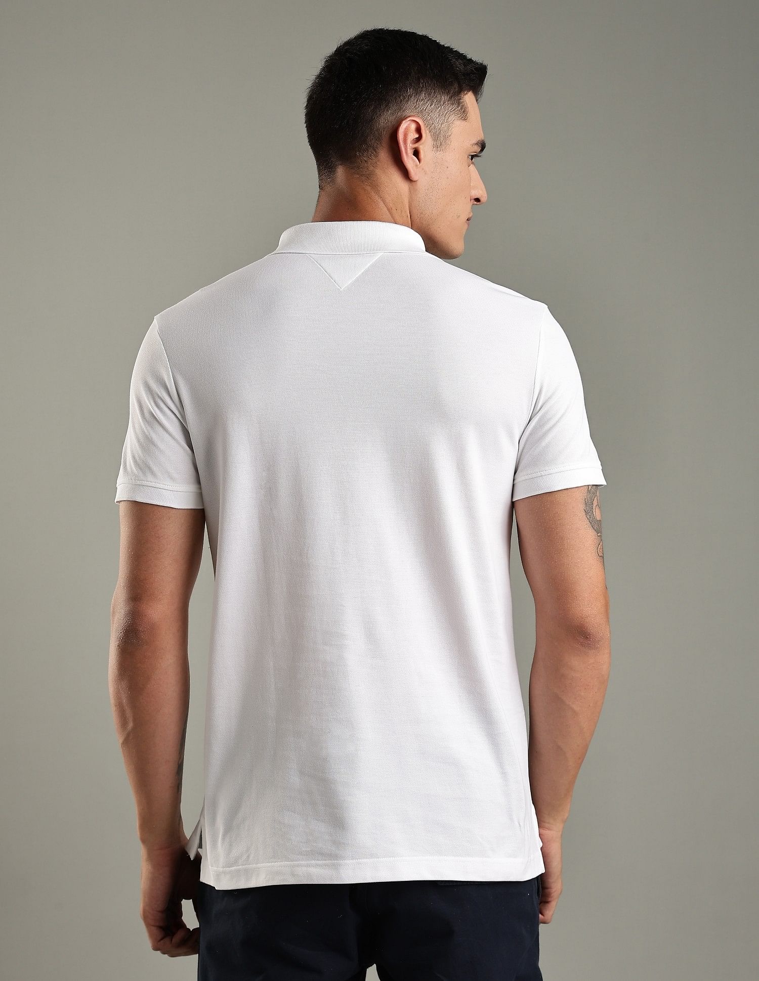 Tommy Hilfiger Logo Regular-Fit Cotton Polo Shirt