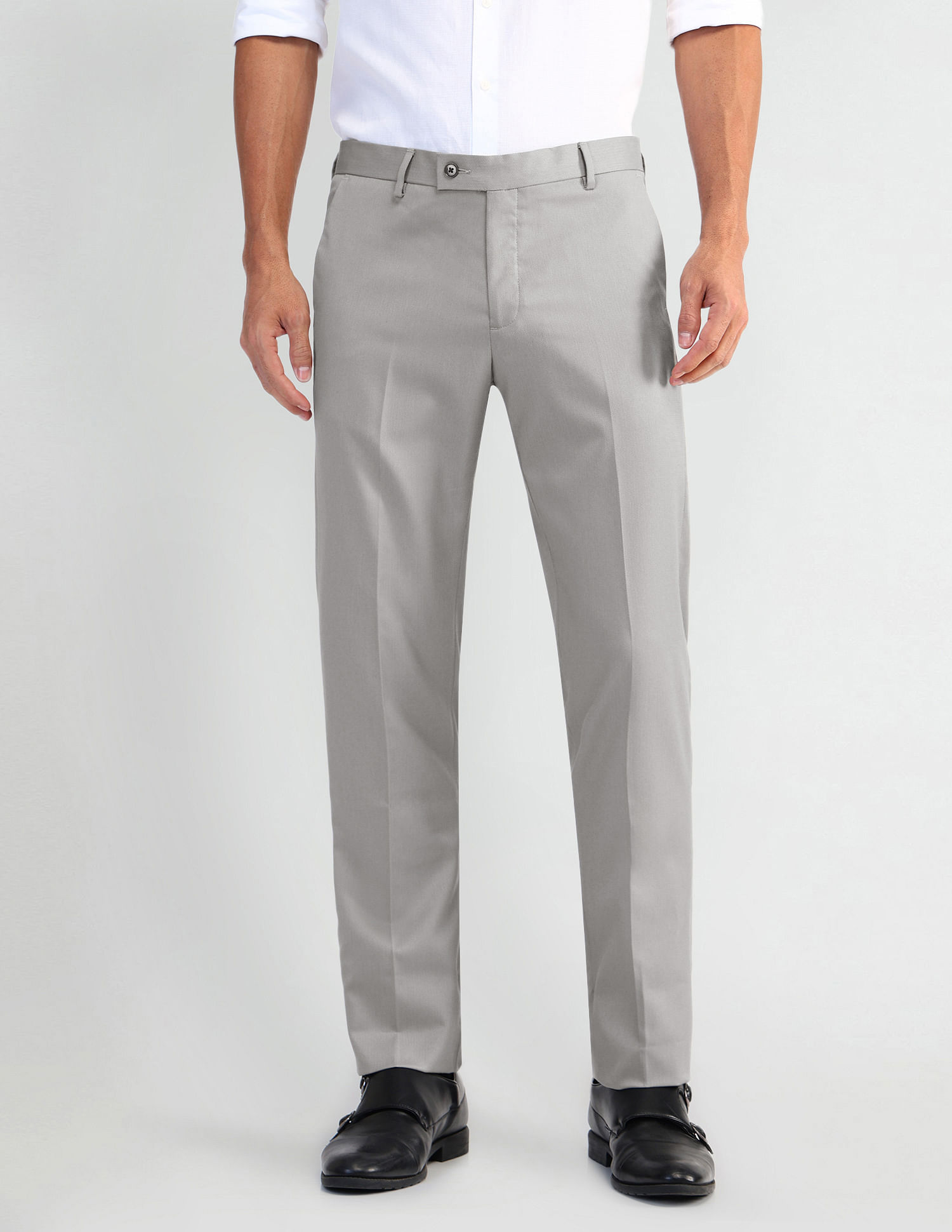 Arrow Tapered Fit Dobby Trousers