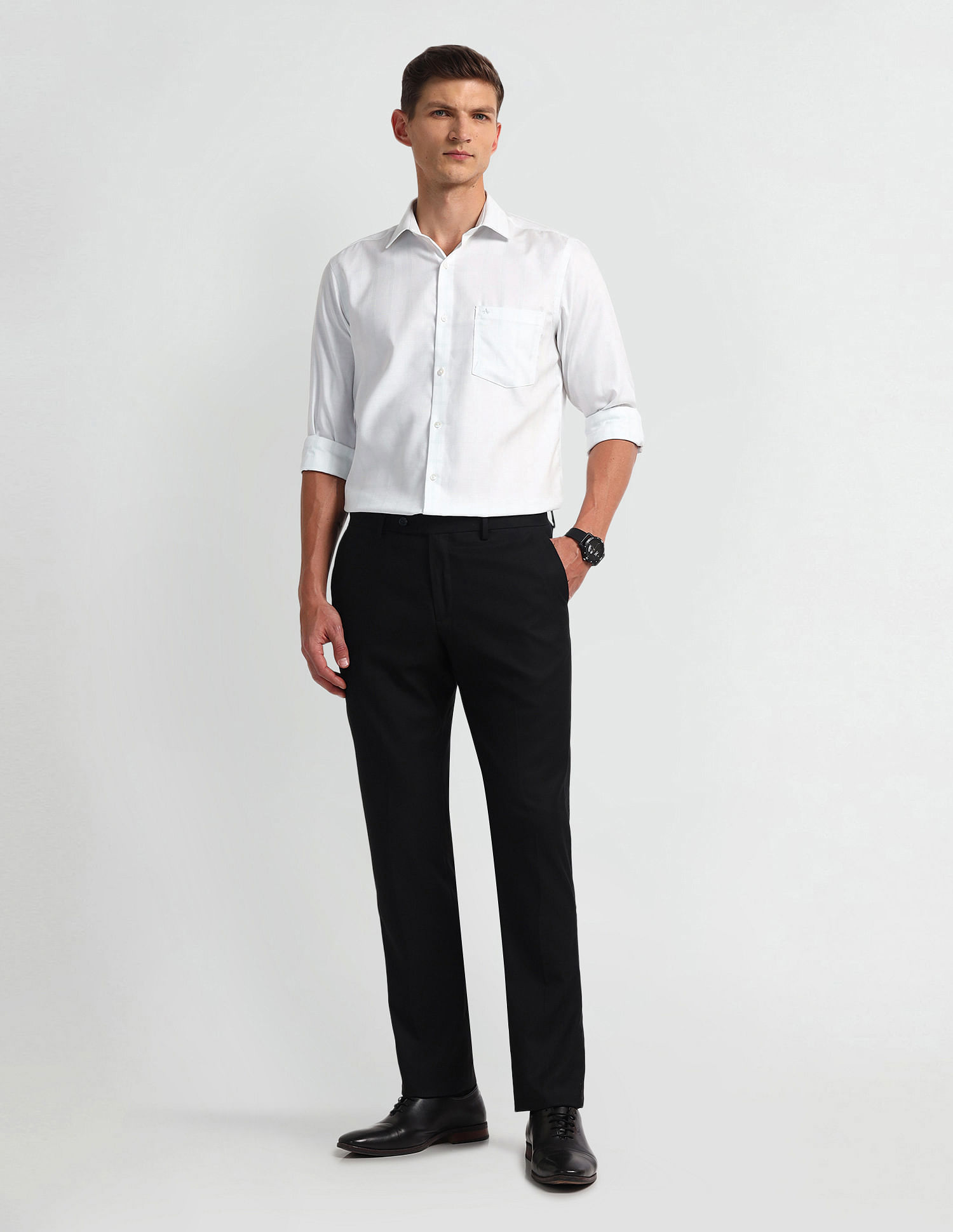 Arrow Windowpane Checked Dobby Shirt