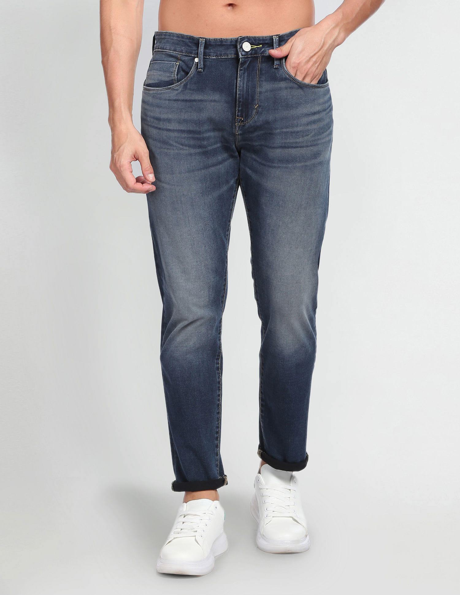 Flying Machine Slash Slim Tapered Whiskered F-Lite Jeans