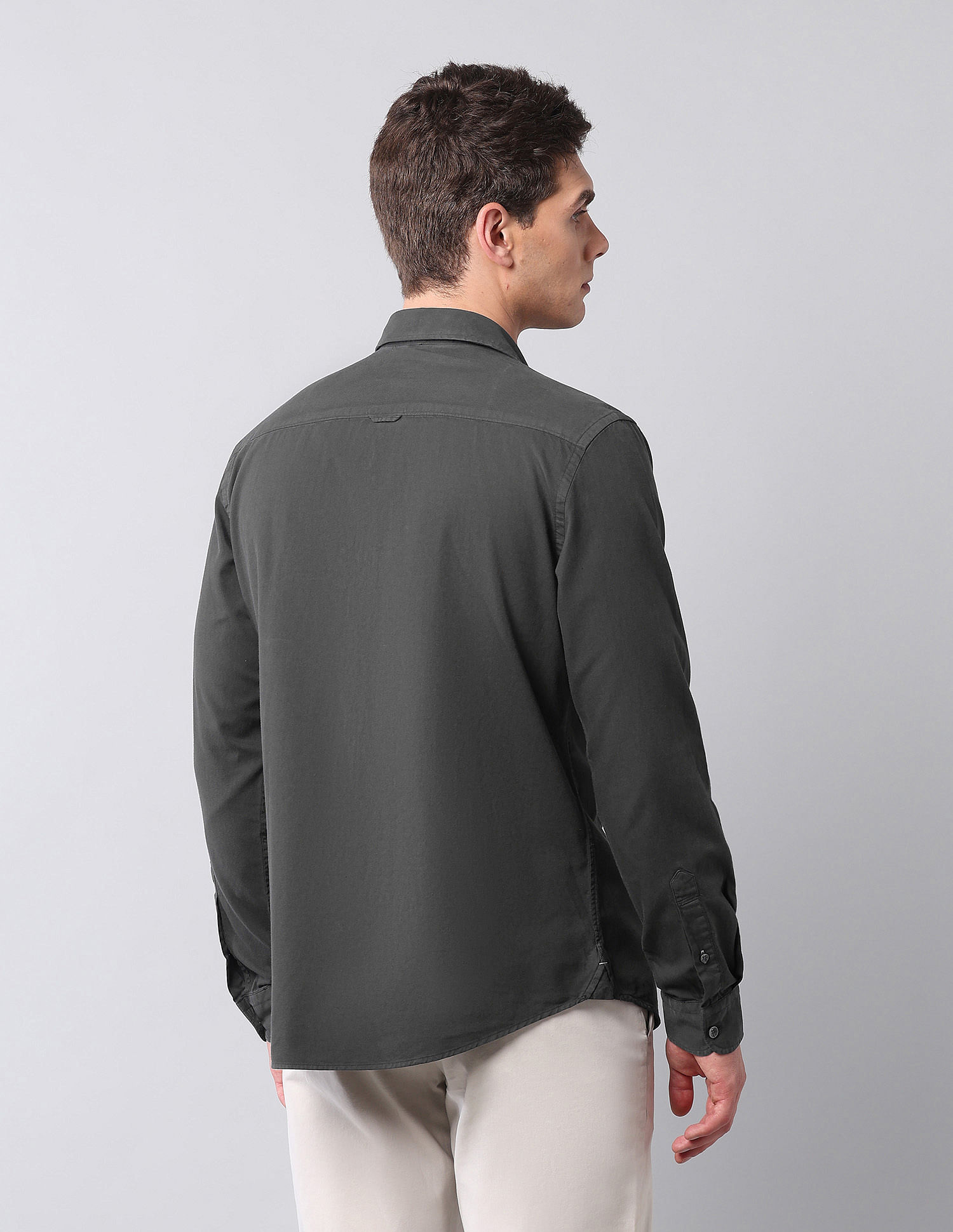 U.S. Polo Assn. Denim Co. Slim Fit Pure Cotton Twill Shirt
