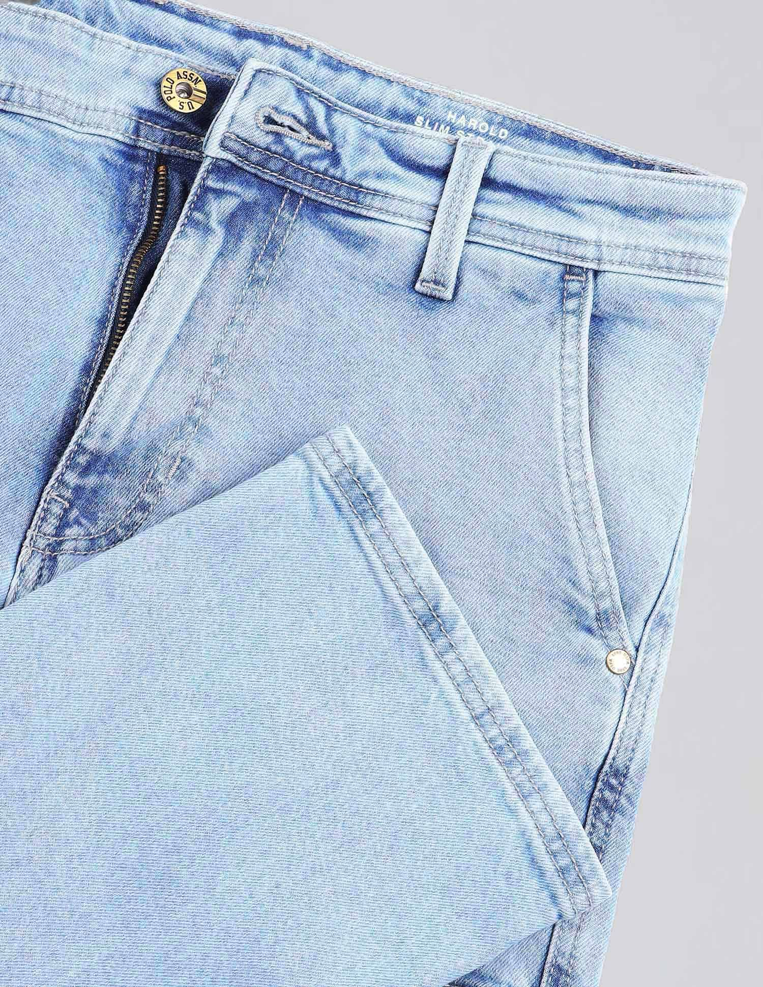 U.S. Polo Assn. Denim Co. Harold Slim Straight Fit Blue Jeans