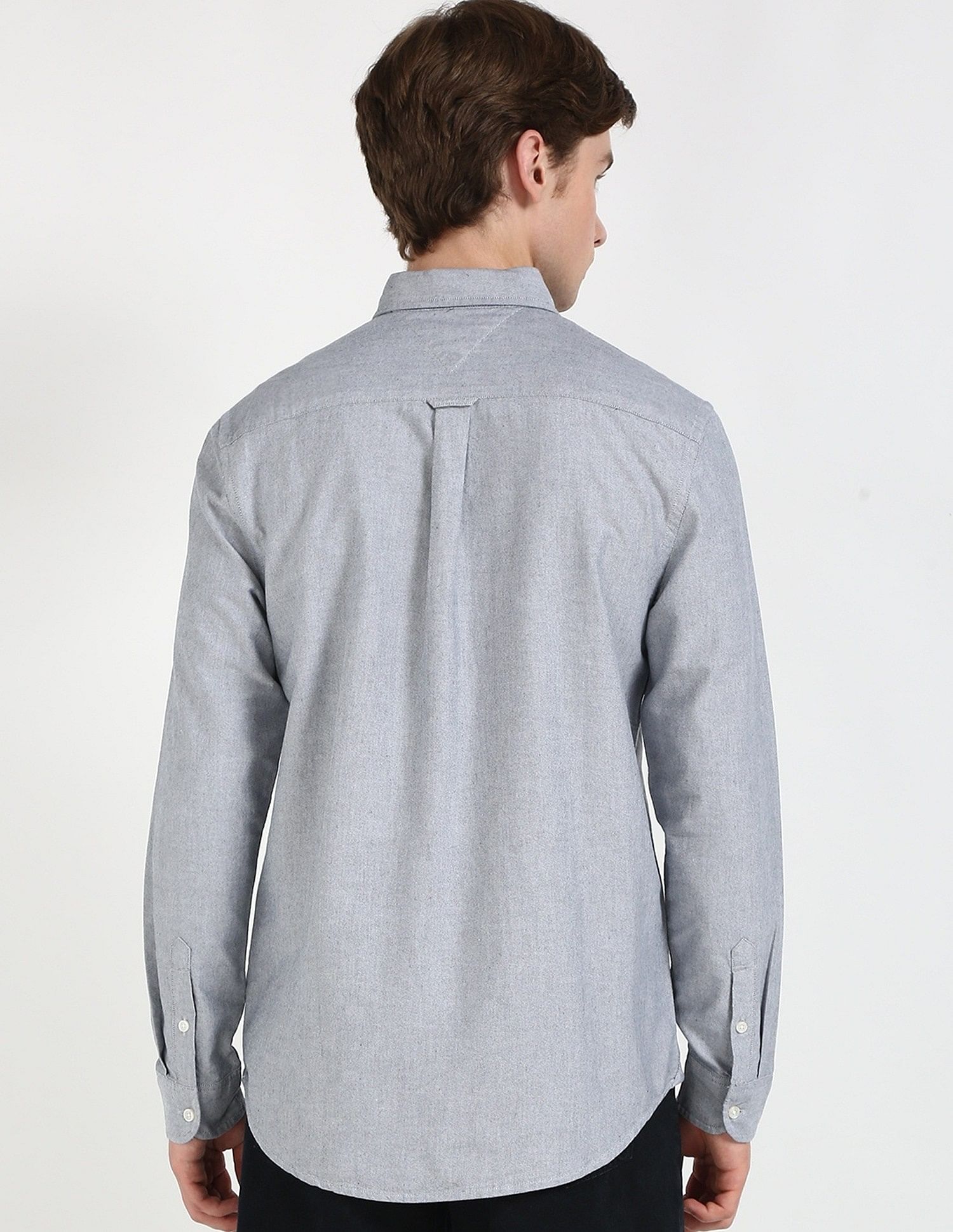 Tommy Hilfiger Solid Regular-Fit Woven Shirt